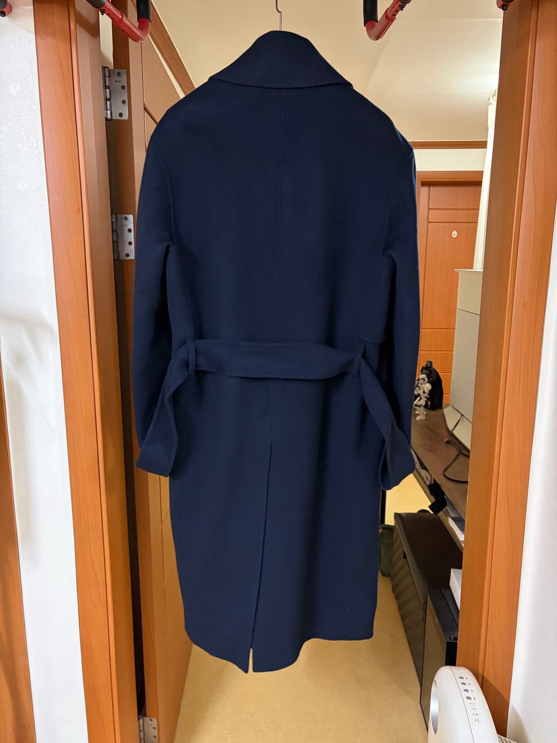 타임 옴므 캐시미어 로프 코트 (네이비-100사이즈) 상품이미지2