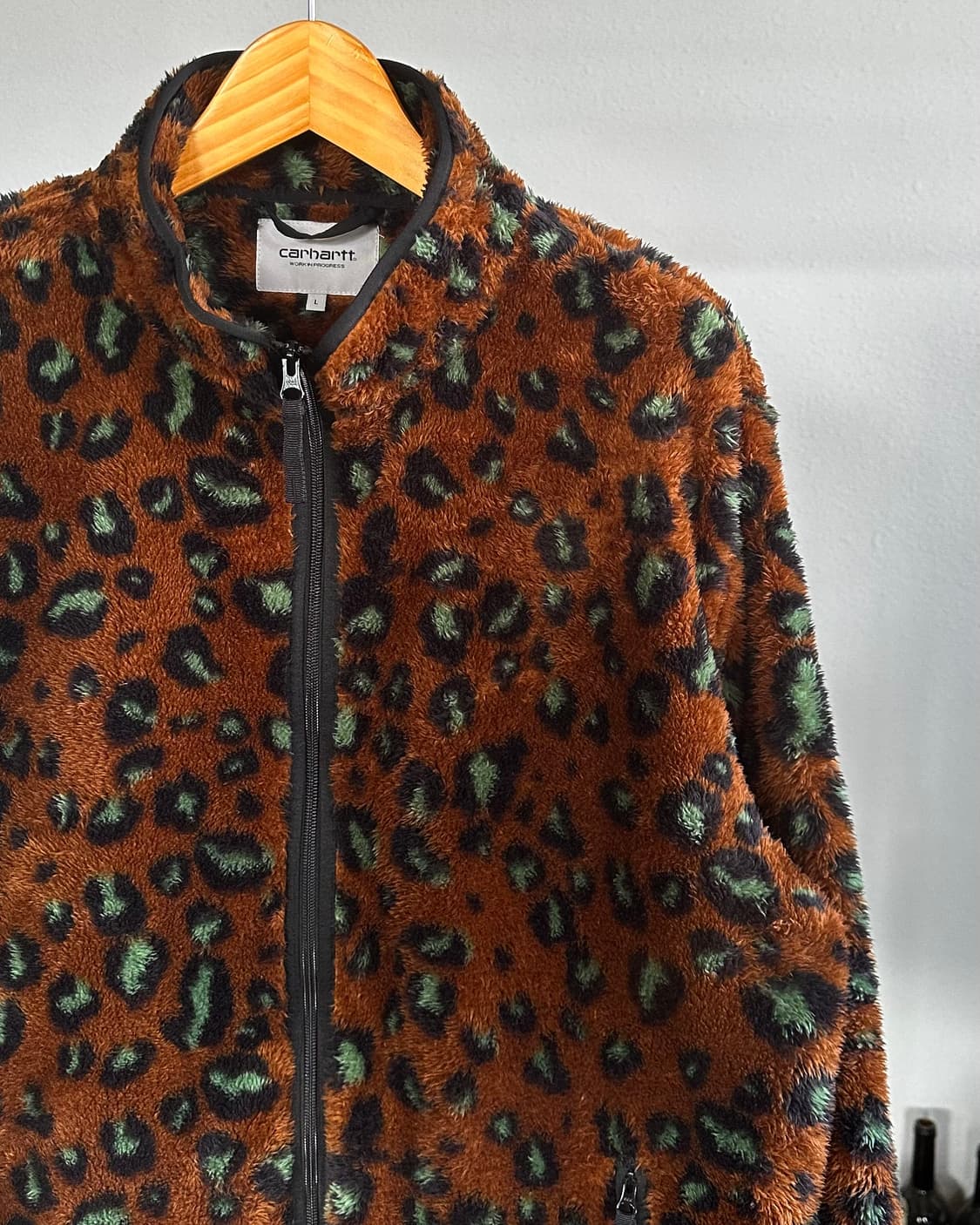 [L]칼하트 WIP 젭슨 스웻 레오파드 자켓 상품이미지5