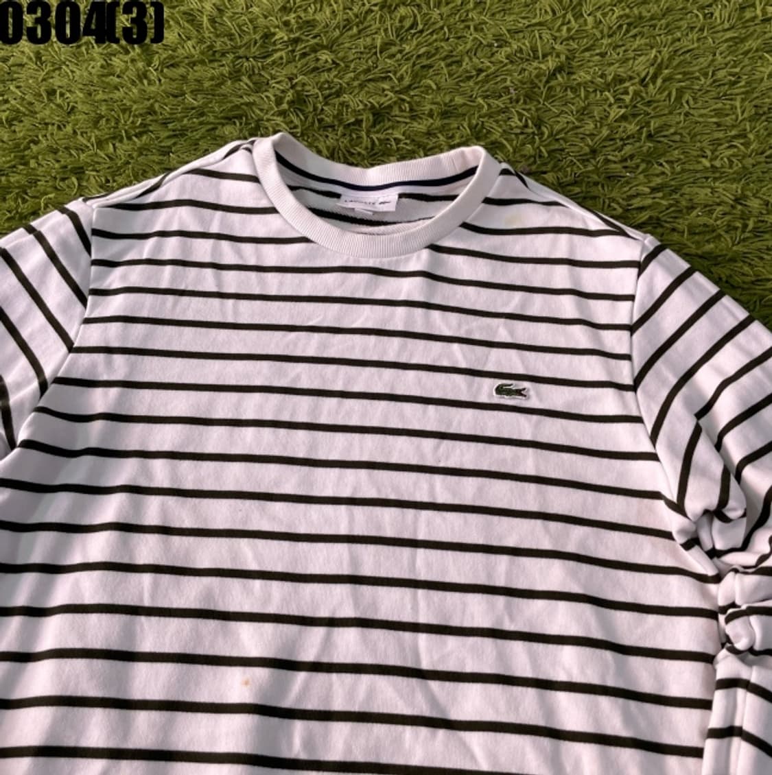라코스테 스트라이프 맨투맨 상품이미지2