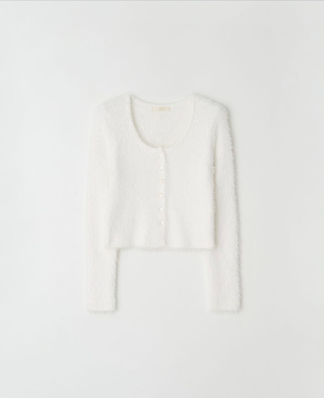 leeds 리즈 더위시 윈터 베이스 슬림 가디건 아이보리 상품이미지1