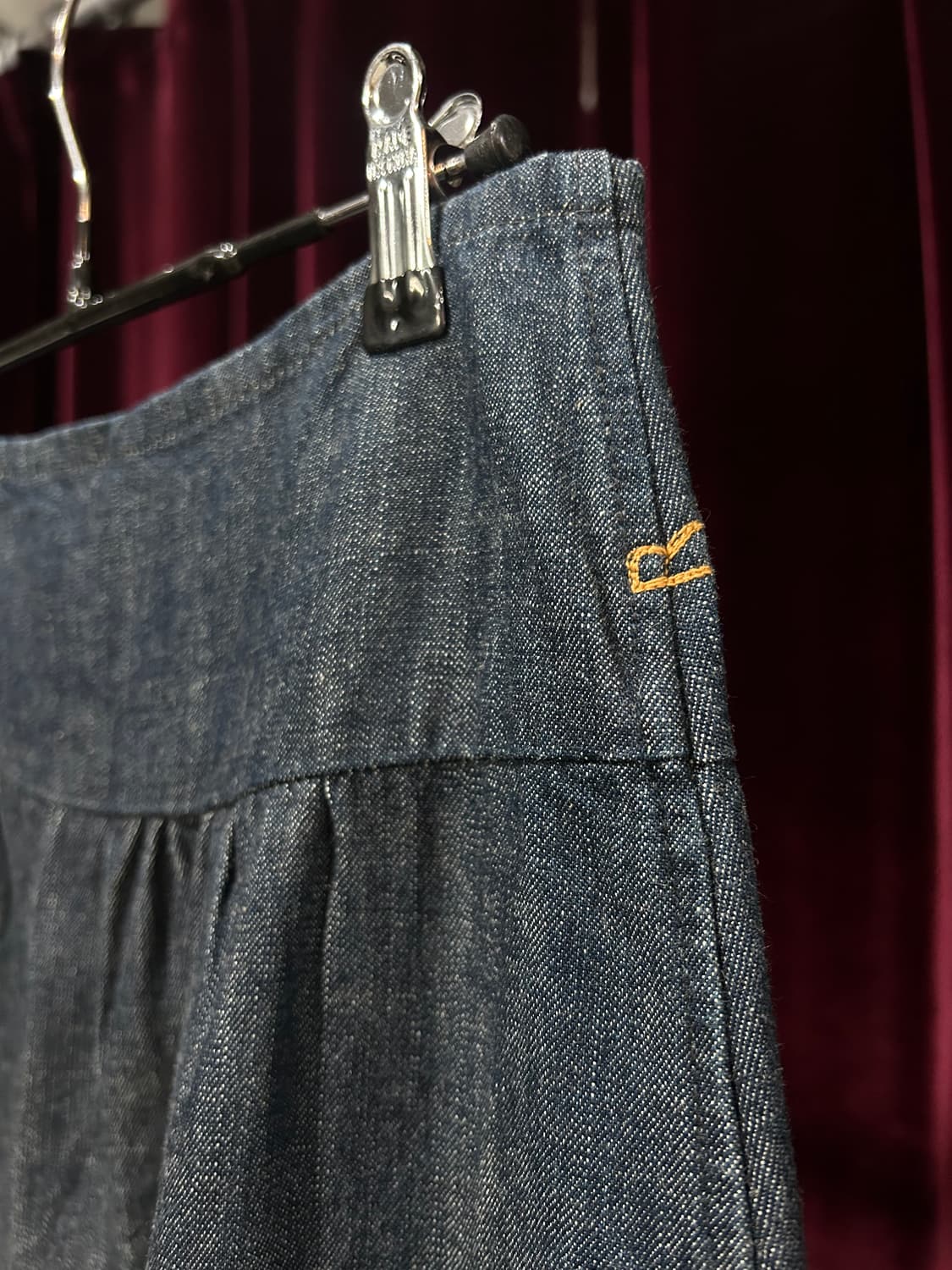 R by 45RPM denim A-line skirt  상품이미지6