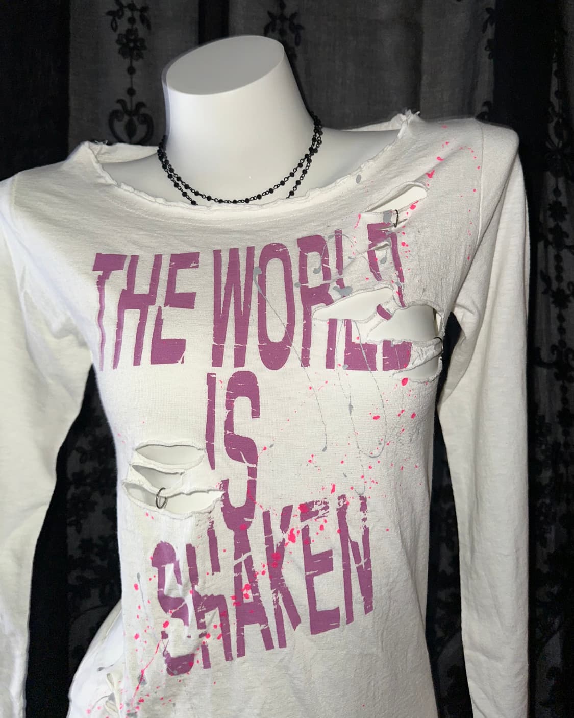 Punk damage long-sleeve 상품이미지3