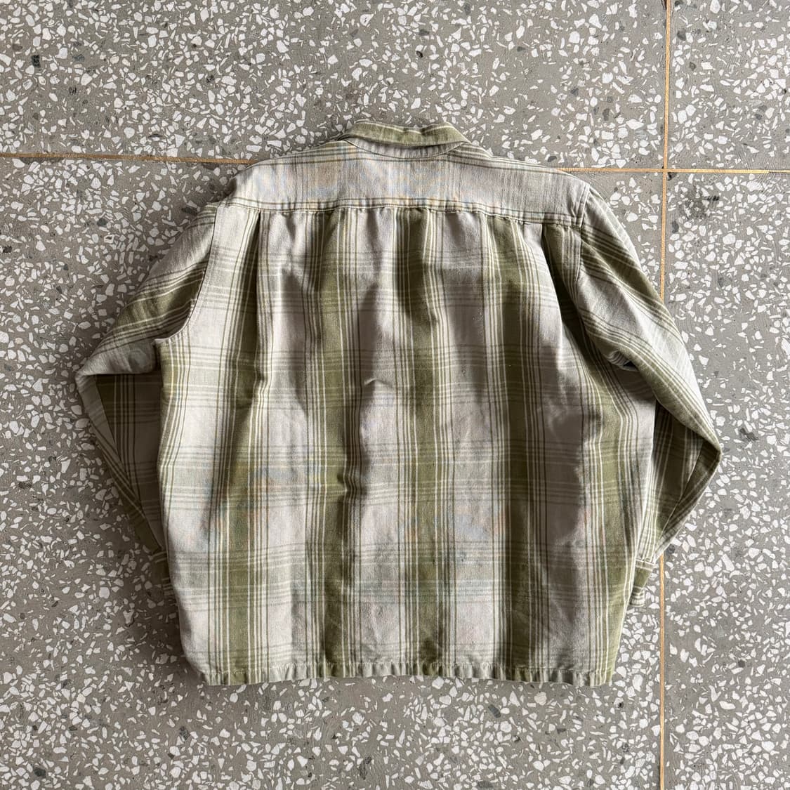 90s 올드 스투시 체크 셔츠 상품이미지2