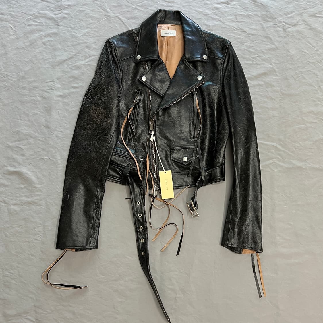 Bed j.w. FORD 홀스 레더 바이커 자켓 상품이미지1