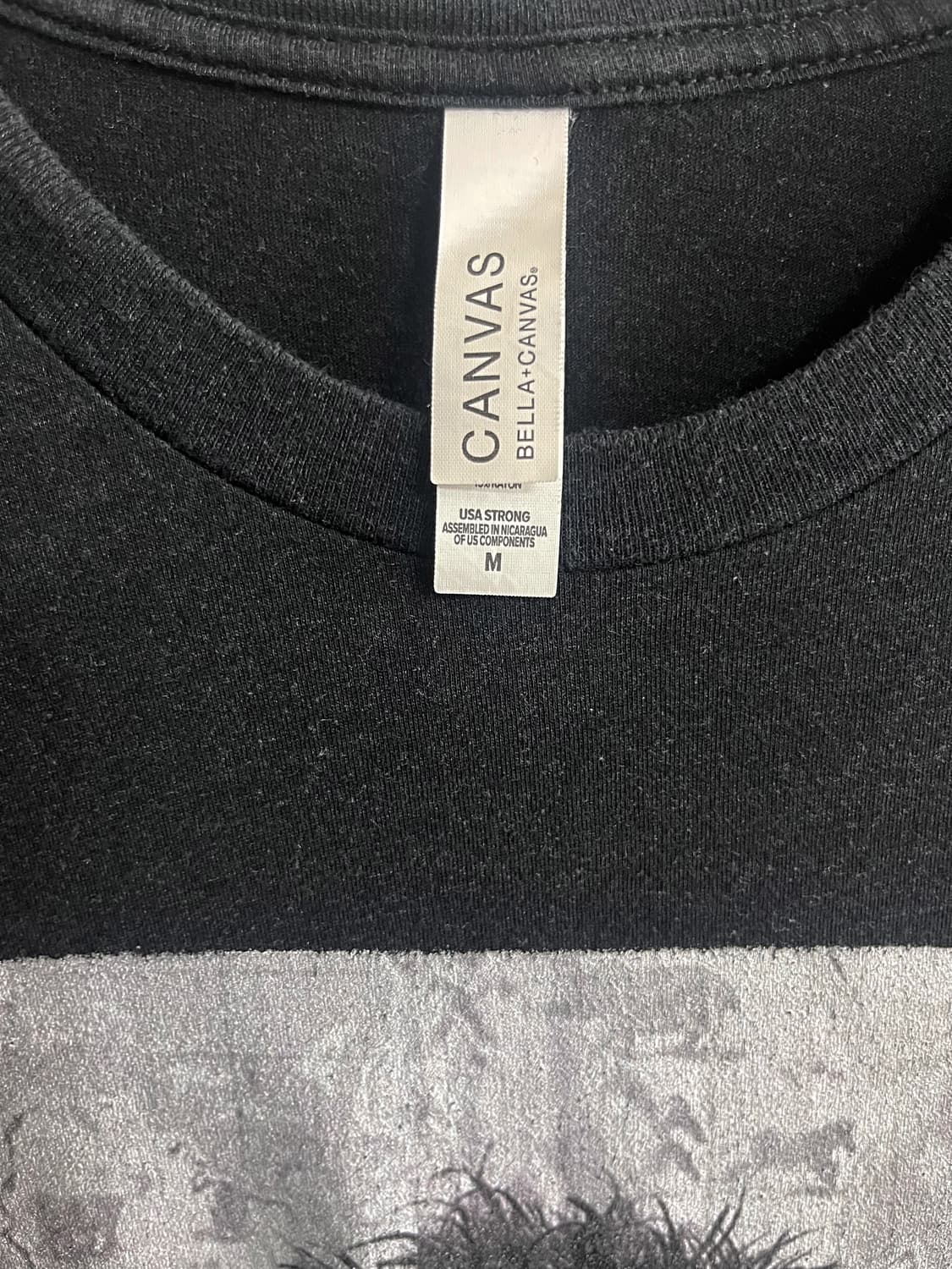 canvas black vintage 티셔츠 상품이미지4