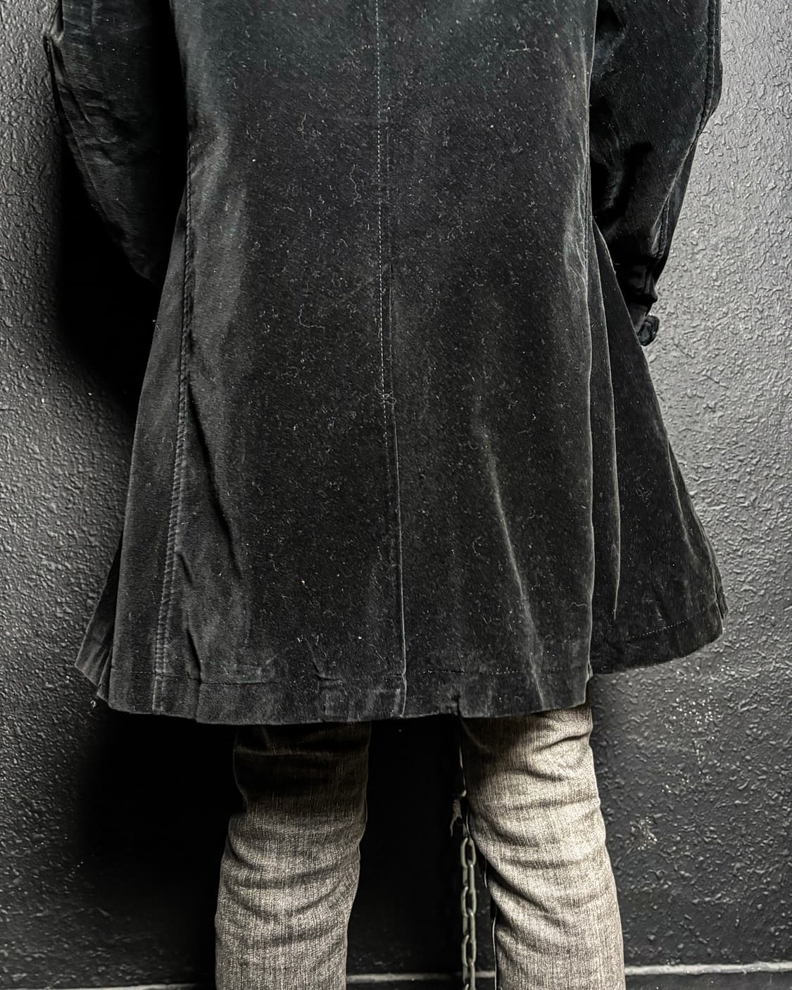 Velvet Buckle Half Coat 상품이미지6