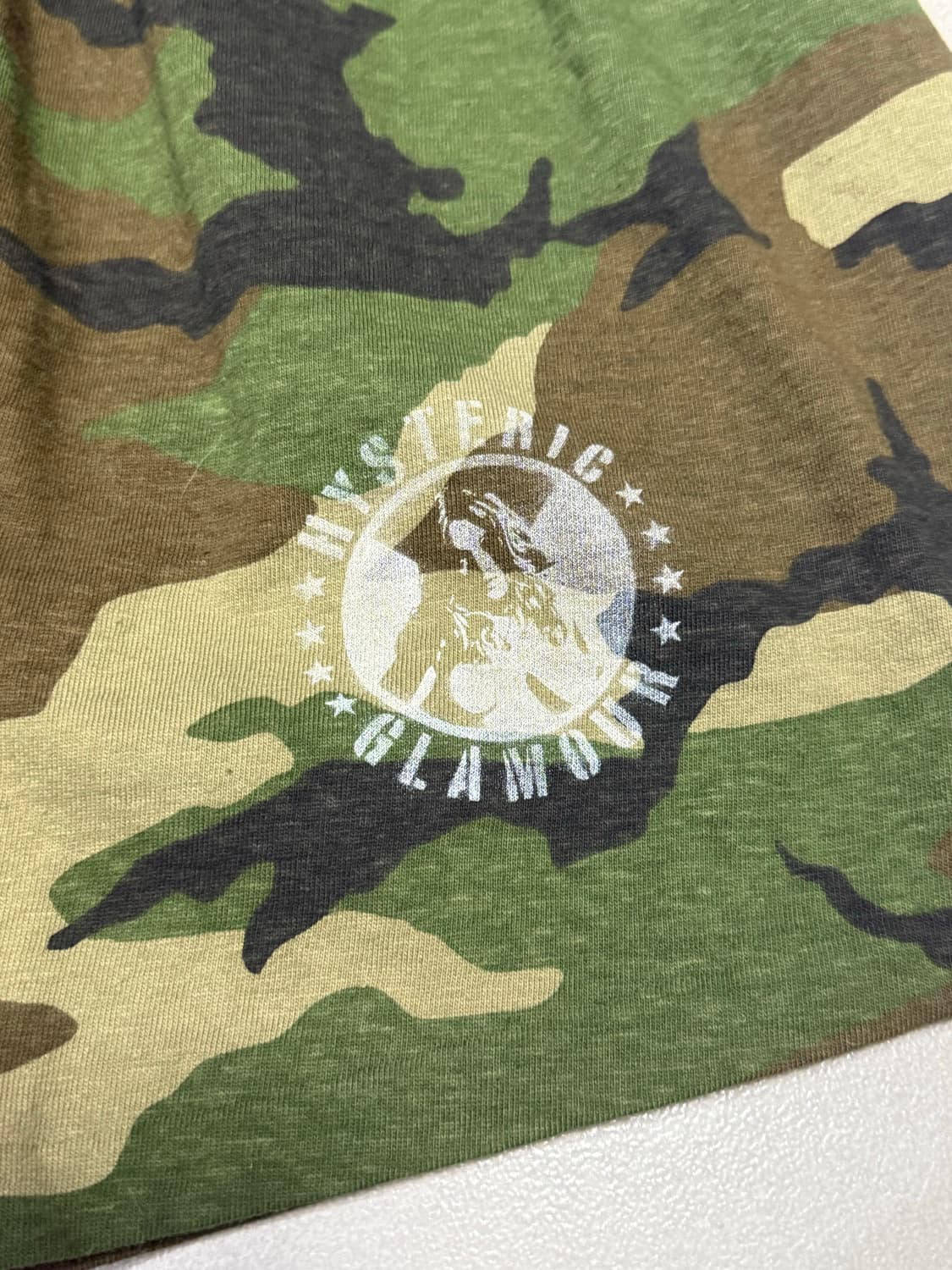 히스테릭 글래머 아카이브 히스걸 카모 패턴 밴딩 스커트 치마 상품이미지2