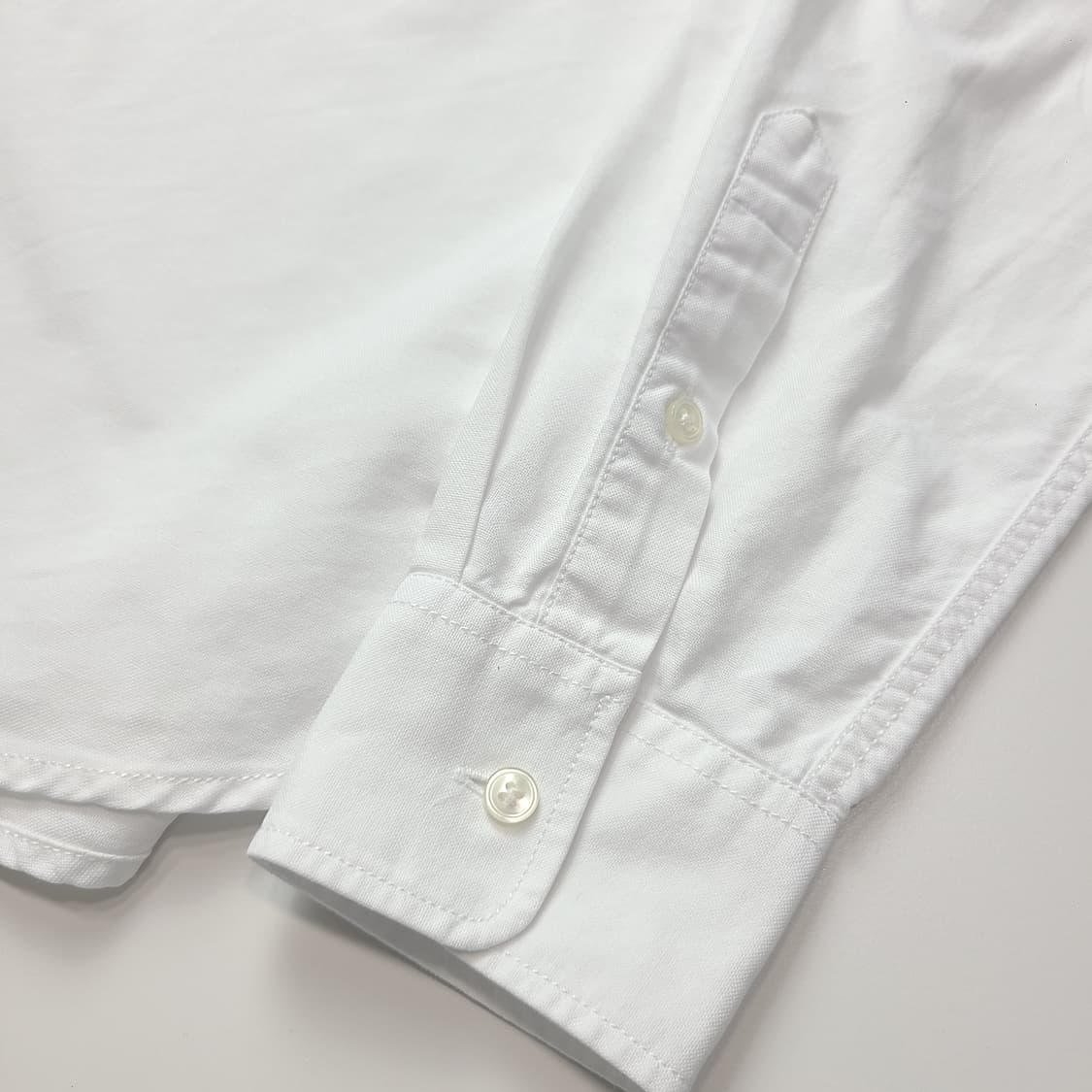 택포]라코스테 화이트 셔츠 L 상품이미지4
