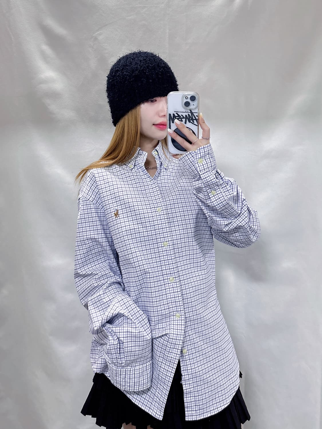 폴로 랄프로렌 포니 체크 셔츠  상품이미지1