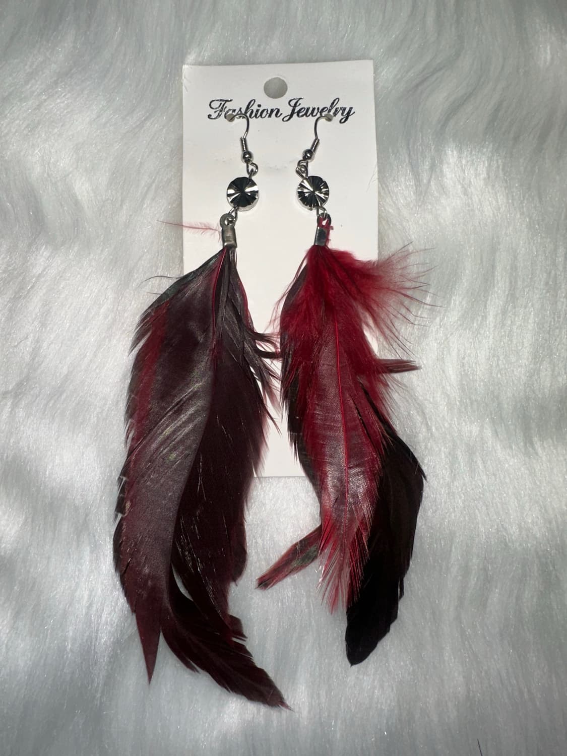 고스펑크 오리엔탈 깃털 귀걸이 상품이미지1