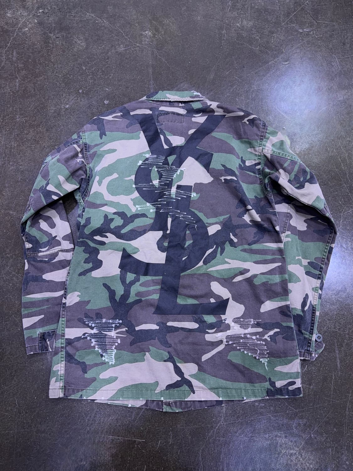 밀리터리 카모 BDU 빈티지 워크자켓 야상 M 상품이미지2