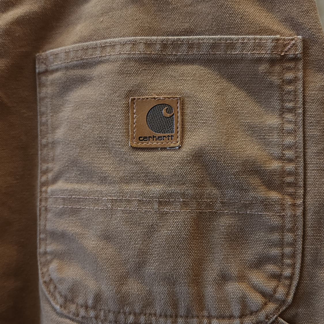 칼하트 싱글니 카펜터 워크팬츠 칼하트 브라운 덕캔버스 34x32 상품이미지10