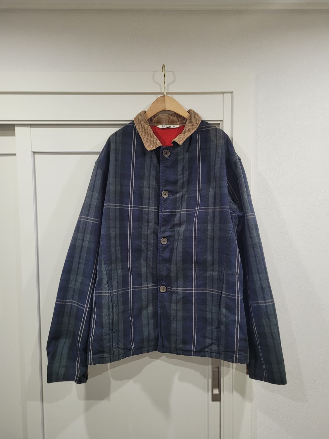 45RPM 코튼 체크 워크 자켓 (105) 상품이미지1
