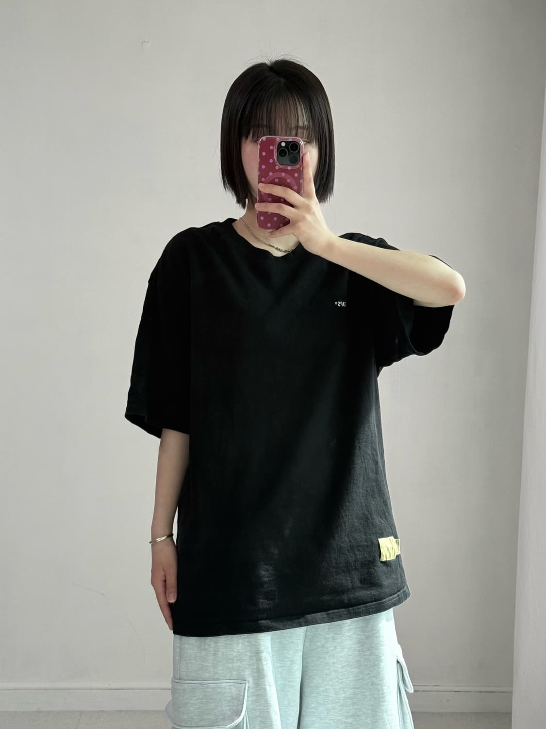 Wtaps 블랙 반팔티 상품이미지1