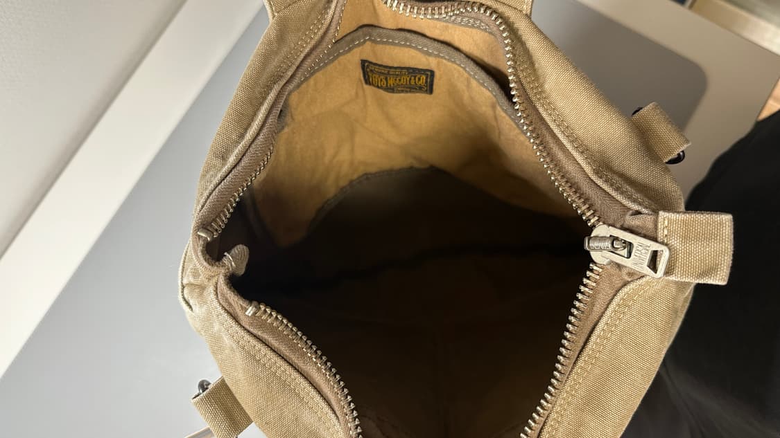 토이즈맥코이 캔버스 헬멧백 카키 상품이미지3