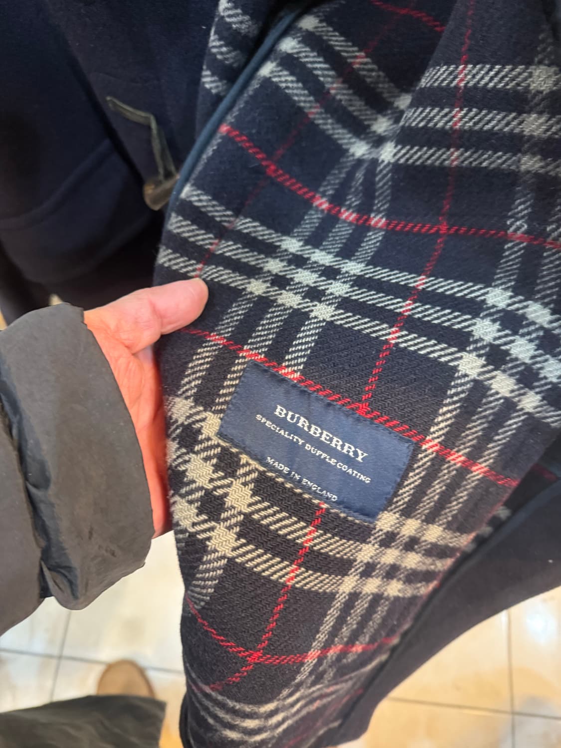 95-100 정품 버버리 떡볶이 코트 팝니다 상품이미지3
