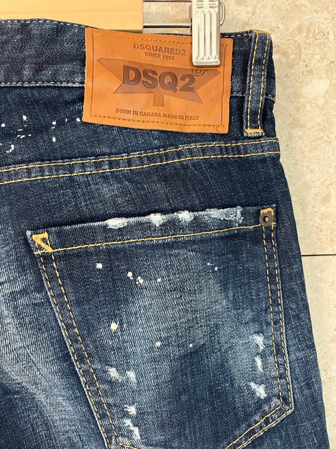 디스퀘어드2 데미지 워싱 청바지 44 정품 상품이미지6