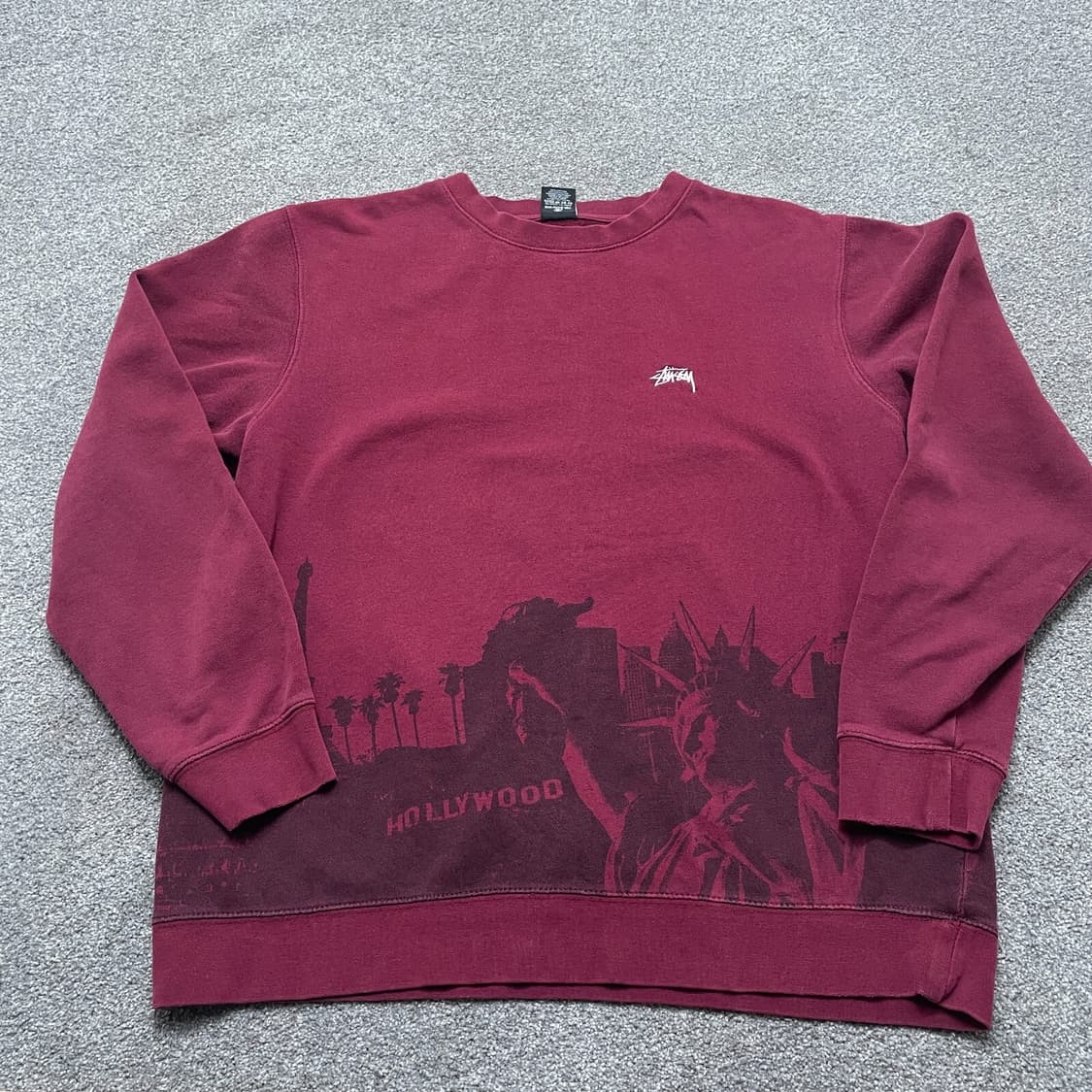 스투시 할리우드 맨투맨 상품이미지1