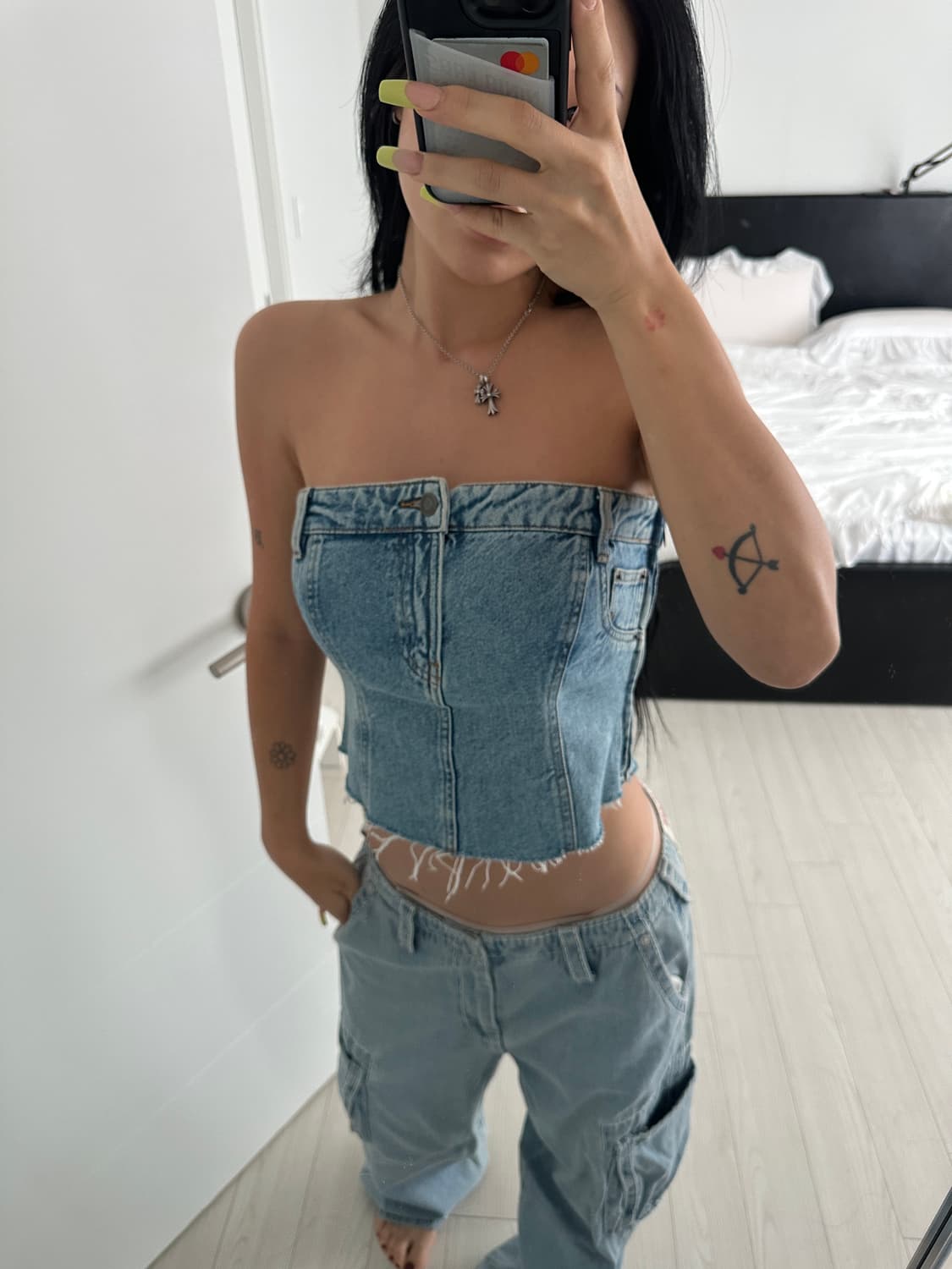 Denim top 상품이미지4