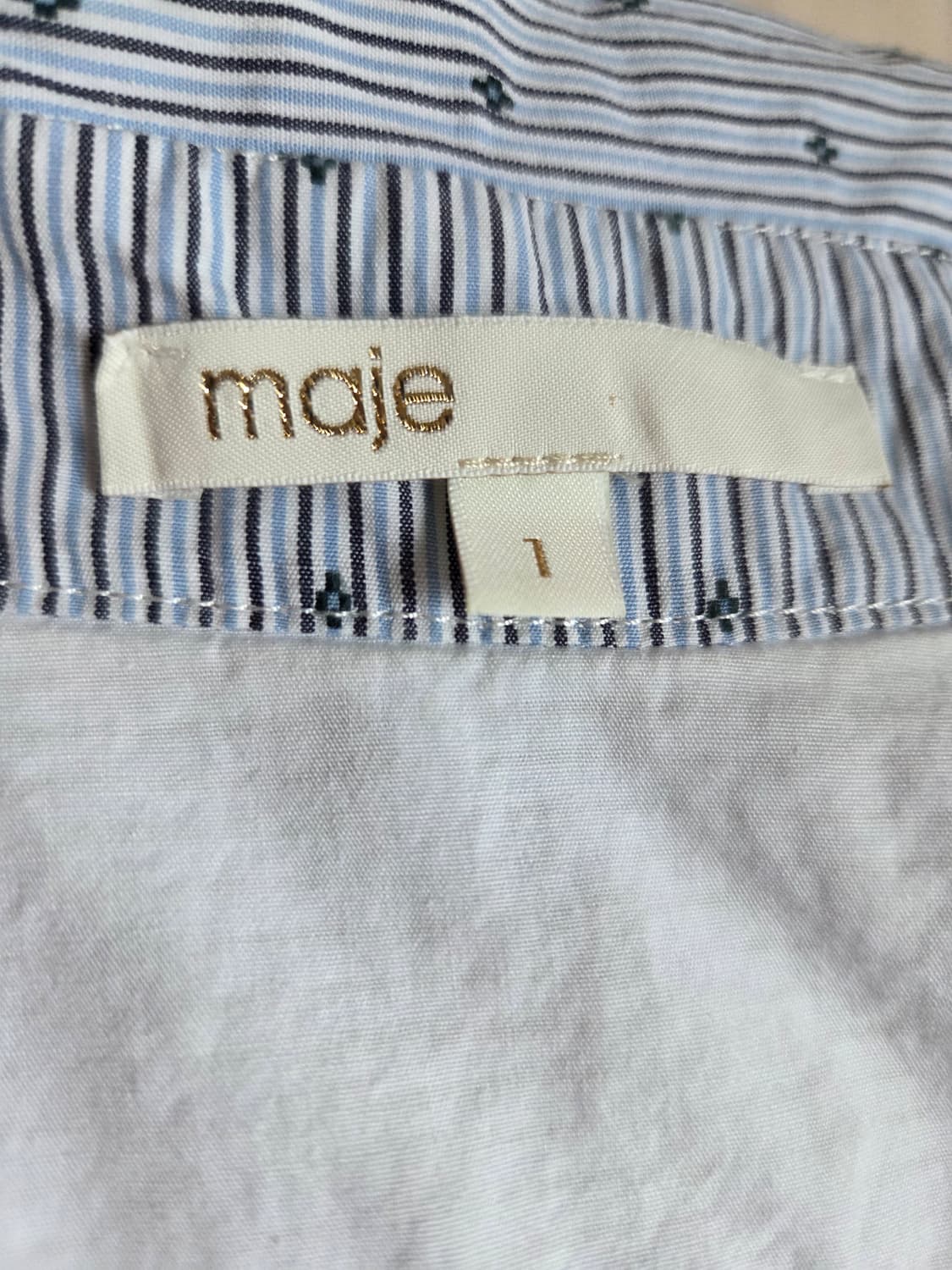 마쥬 셔츠 원피스 size1 상품이미지7
