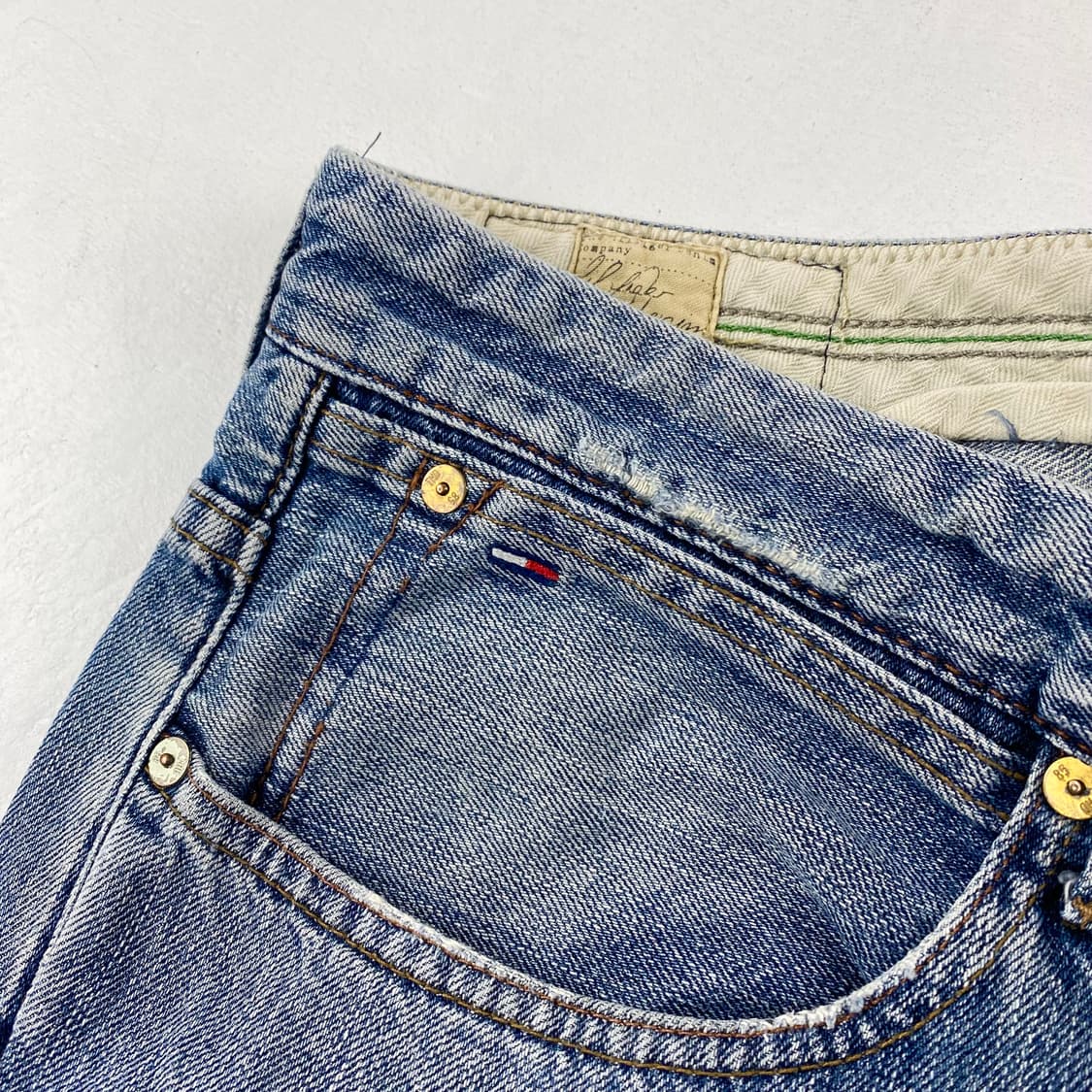 타미힐피거 패치 워크 디스트로이드 데님 진 (34) 상품이미지6