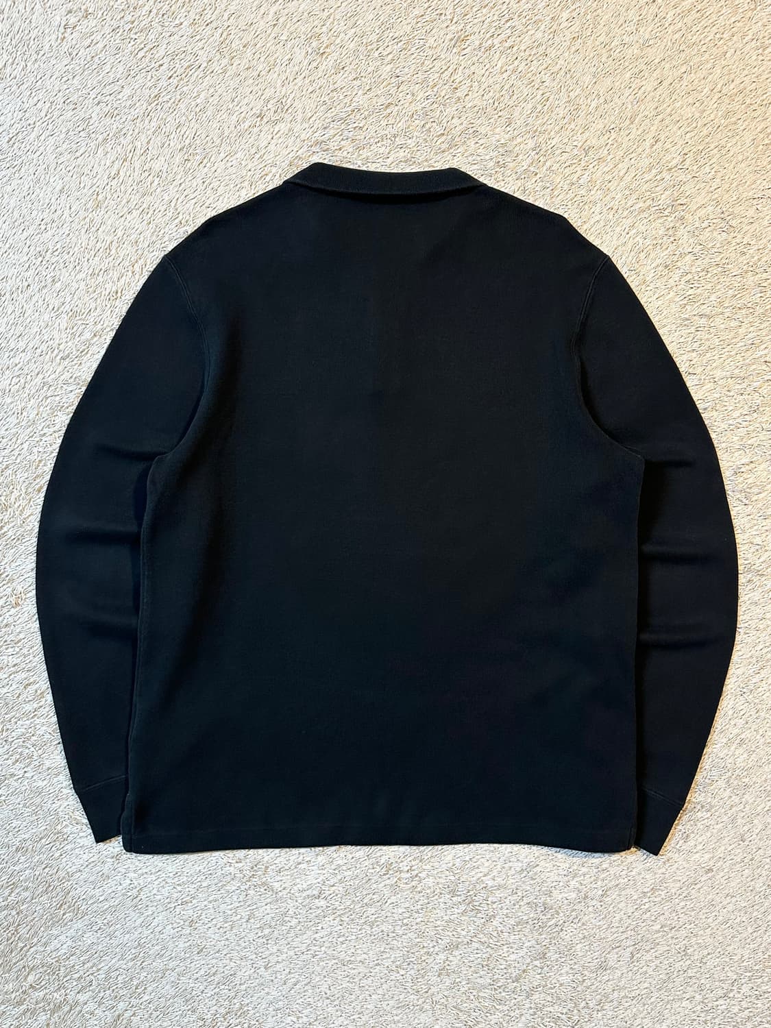 폴로 랄프로렌 신형 QR 멀티포니 하프 반집업 니트 블랙 상품이미지3