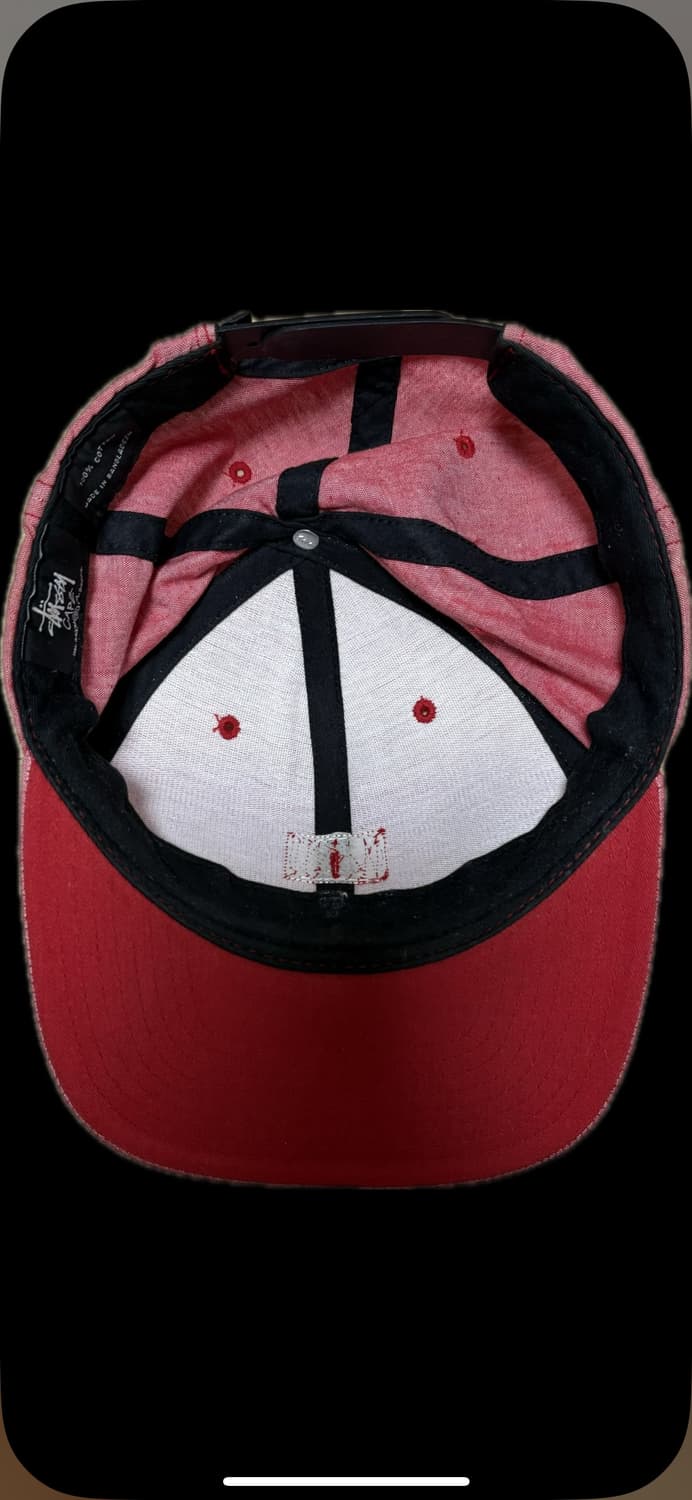 스투시 켈리포니아 볼캡 (레드컬러) 상품이미지2