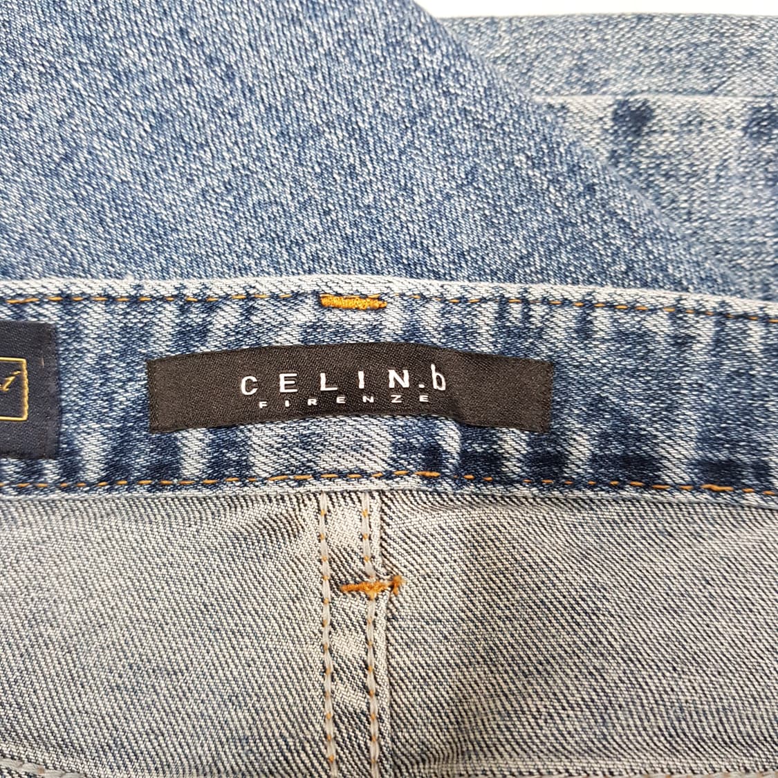 셀린비 컷오프 밑단 슬릿 스트레이트 데님 팬츠 S사이즈 상품이미지6