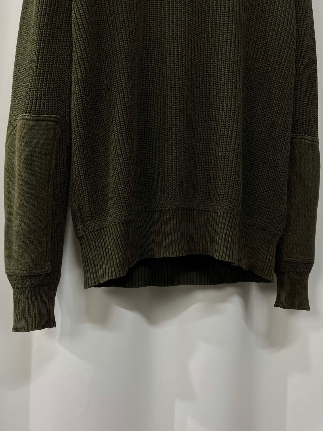 폴로 랄프로렌 올리브드랩 코만도 엘보패치 밀리터리 스웨터 상품이미지7