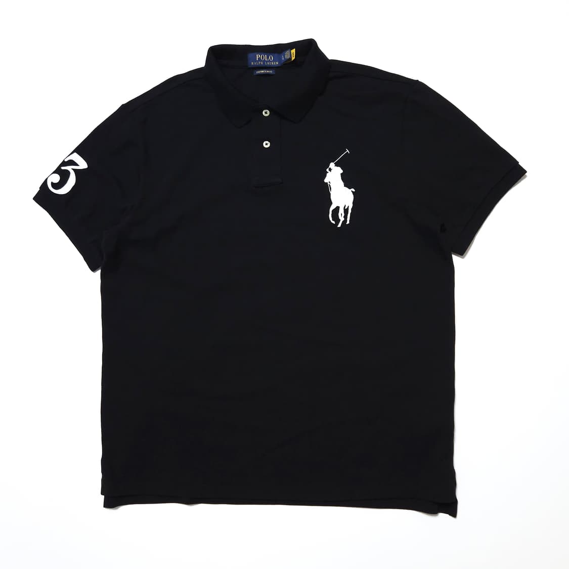 폴로 빅포니 카라 티셔츠 카라티 블랙 김하온 상품이미지1