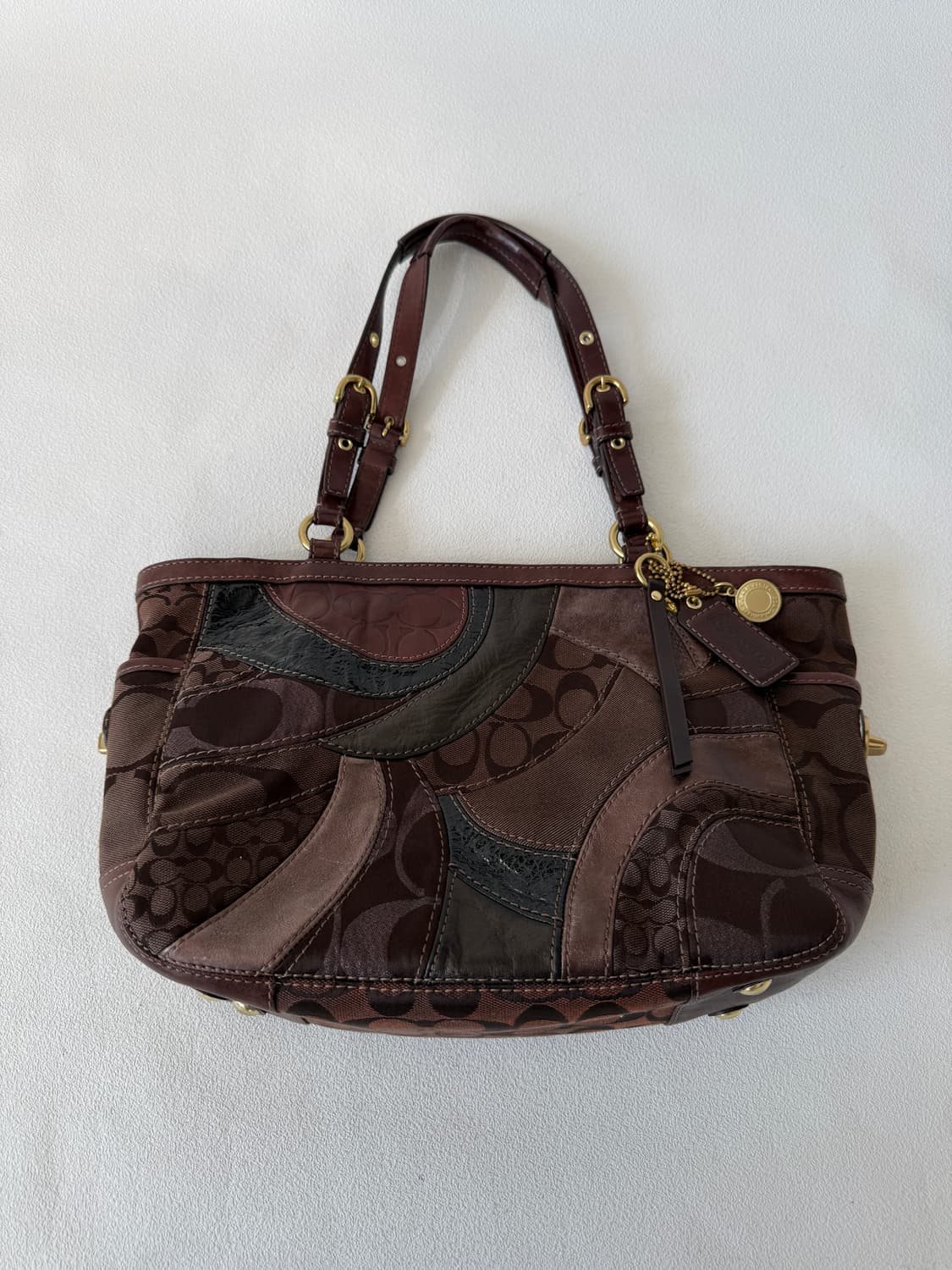 코치(COACH) Y2K 패치워크 숄더백 상품이미지2