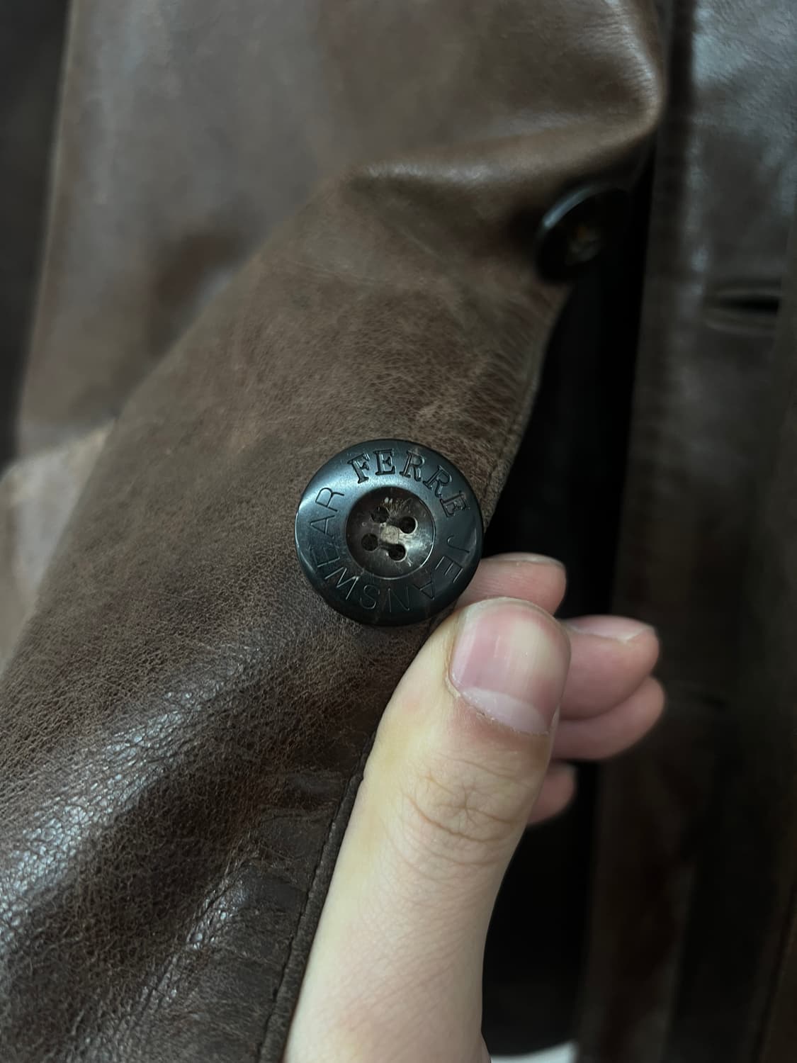 지안프랑코 페레 레더코트 상품이미지5