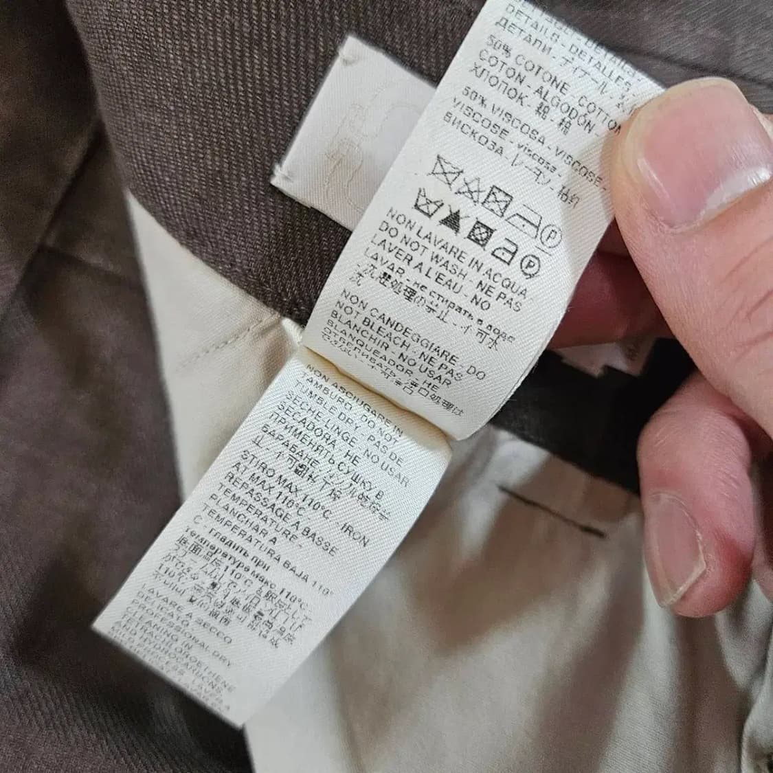 아뇨나(AGNONA) in Italy 21FW 레귤러 테이퍼드 팬츠 상품이미지10