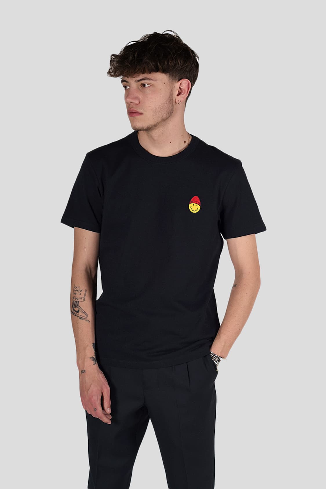 아미(AMI) / 스마일리 로고 티셔츠 / L 상품이미지2