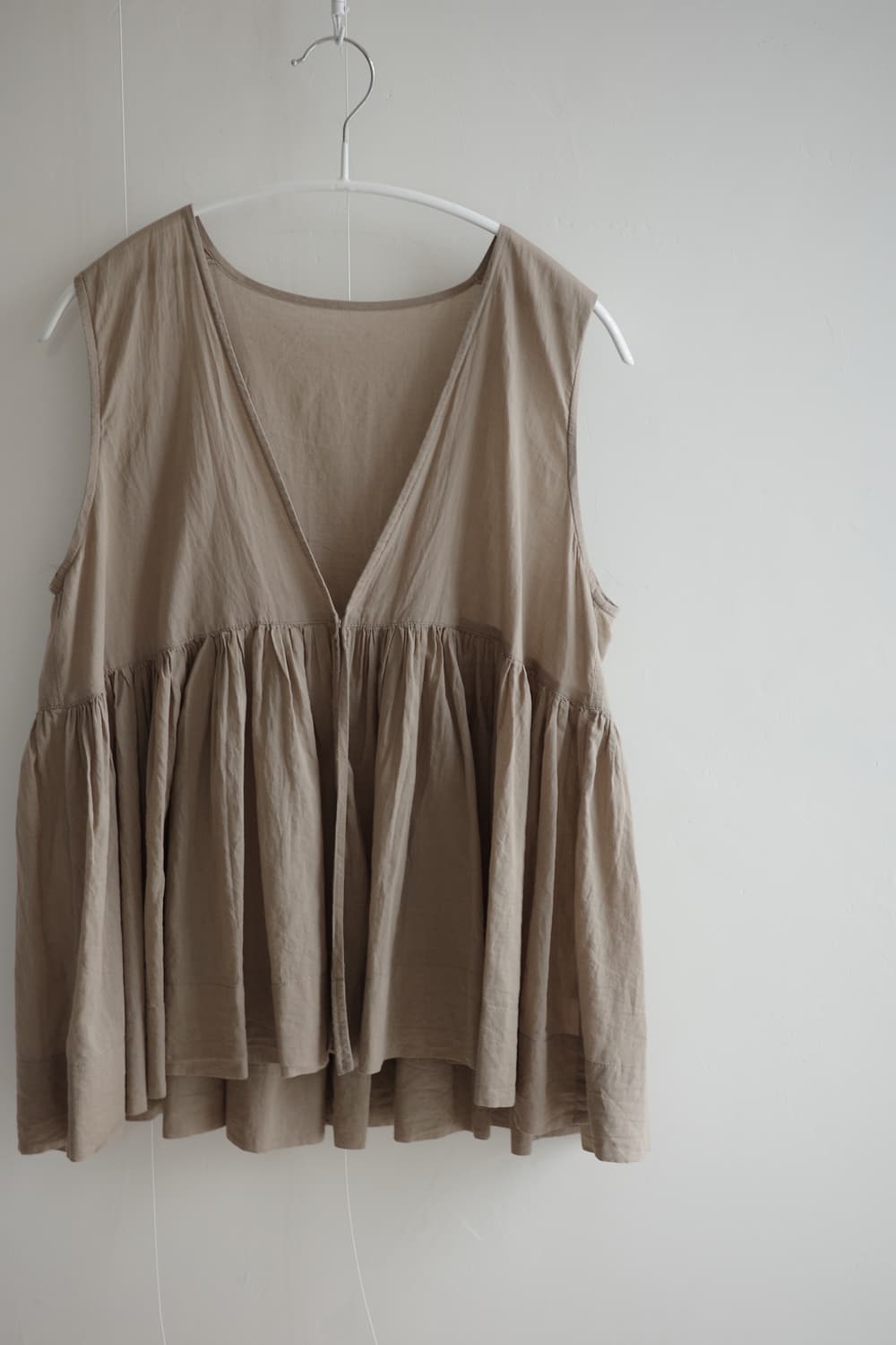 Beams Heart mocha brown vest 상품이미지5