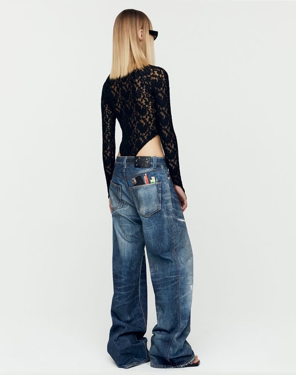 ADSB Trompe L’oeil Denim Pants 상품이미지2