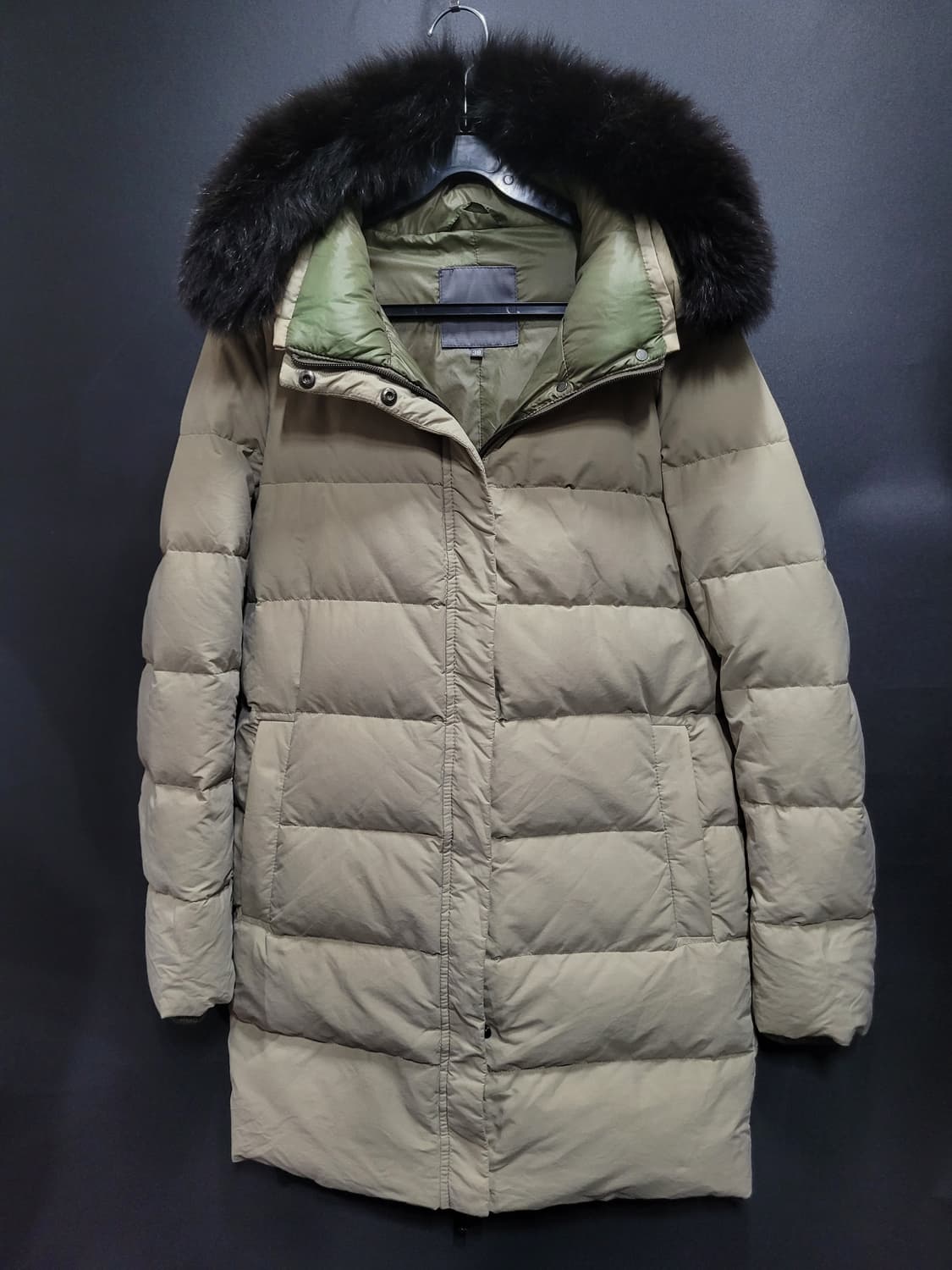 DUVETICA 듀베티카 빈티지 폭스퍼 후드 구스다운 패딩 상품이미지2