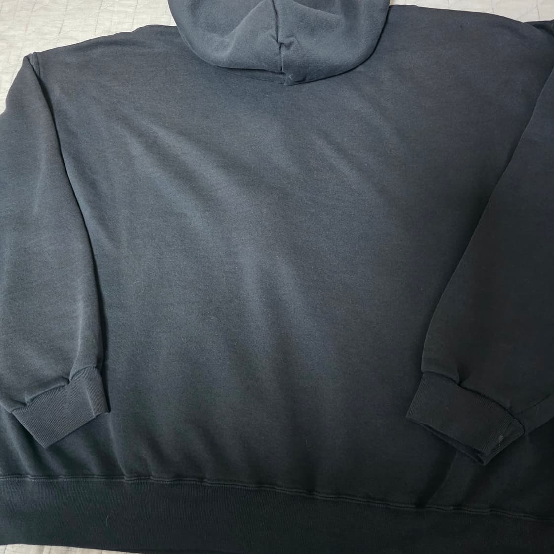 [XXL] 90s 빈티지 러셀 애슬레틱 후드집업 블랙 ver. 데미지 상품이미지5