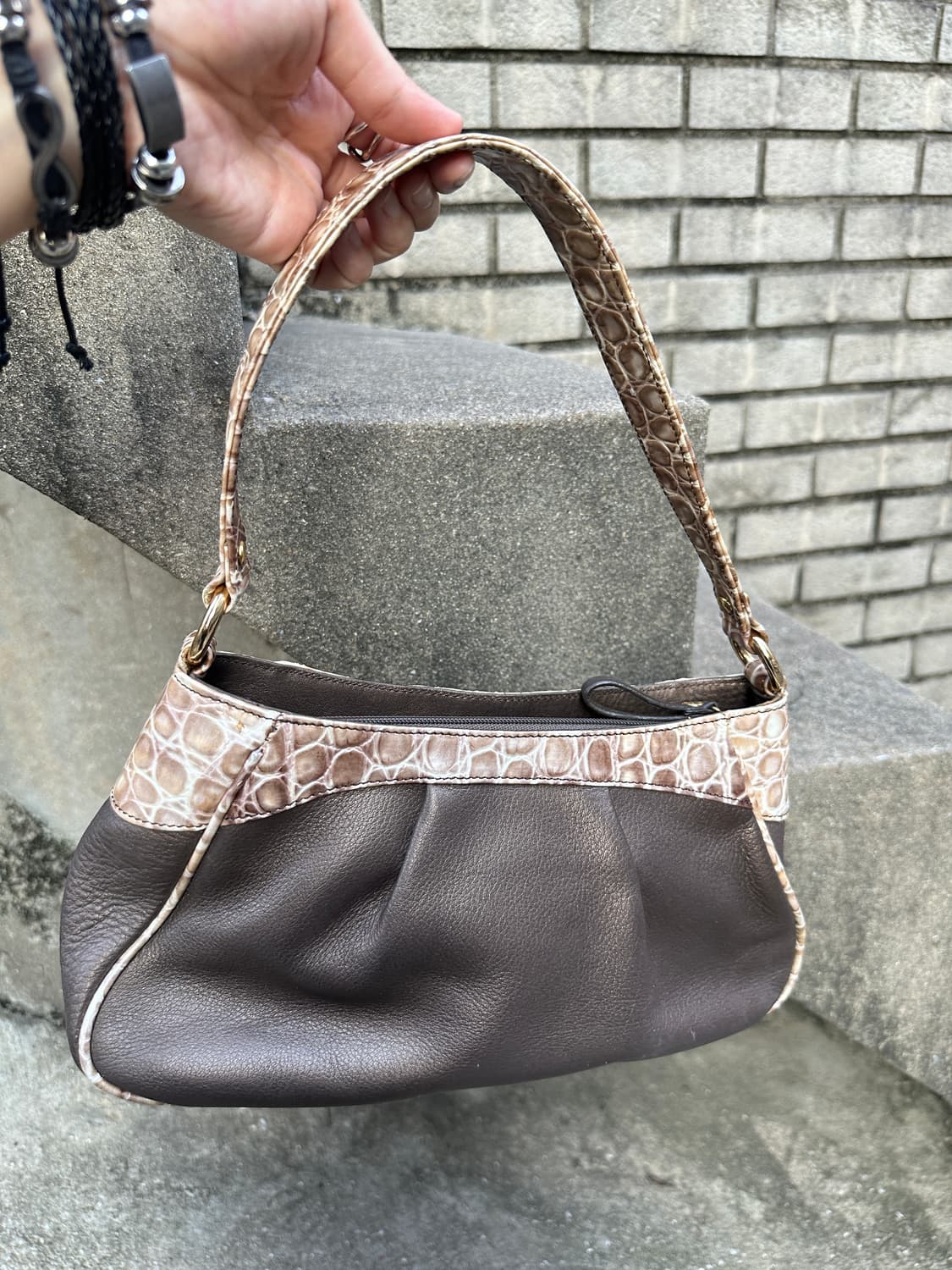 CAPACCI crocodile leather y2k shoulder b 상품이미지6