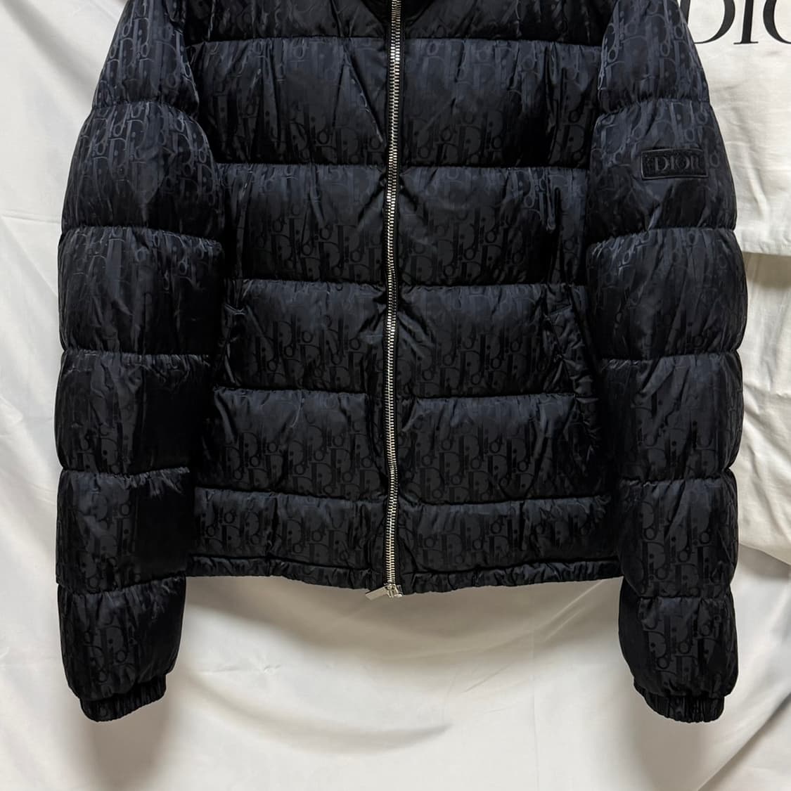 [S+급/50] 디올 오블리크 패딩 블랙 풀구성 상품이미지3