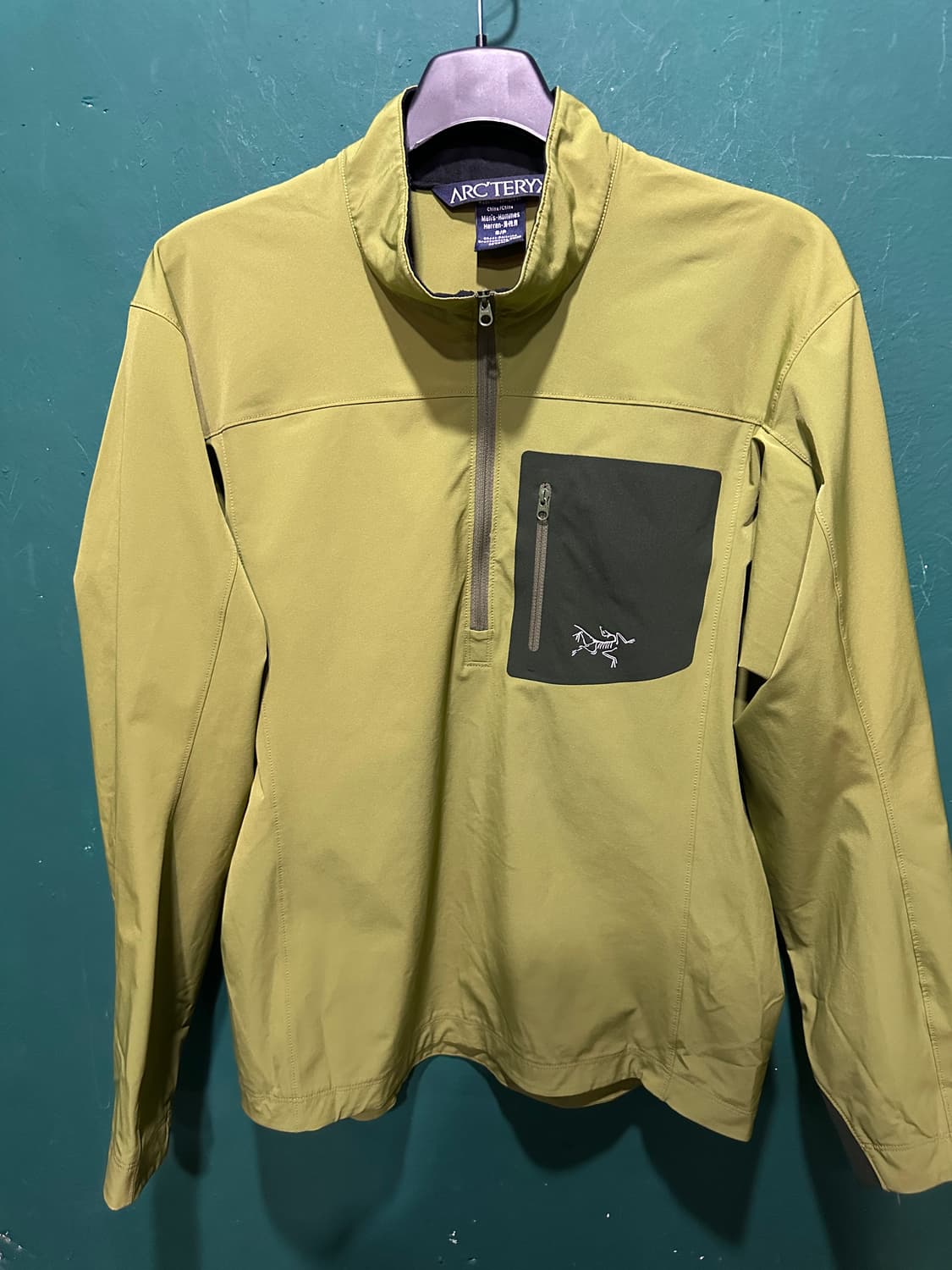 아크테릭스 반집업 그린 S 상품이미지1