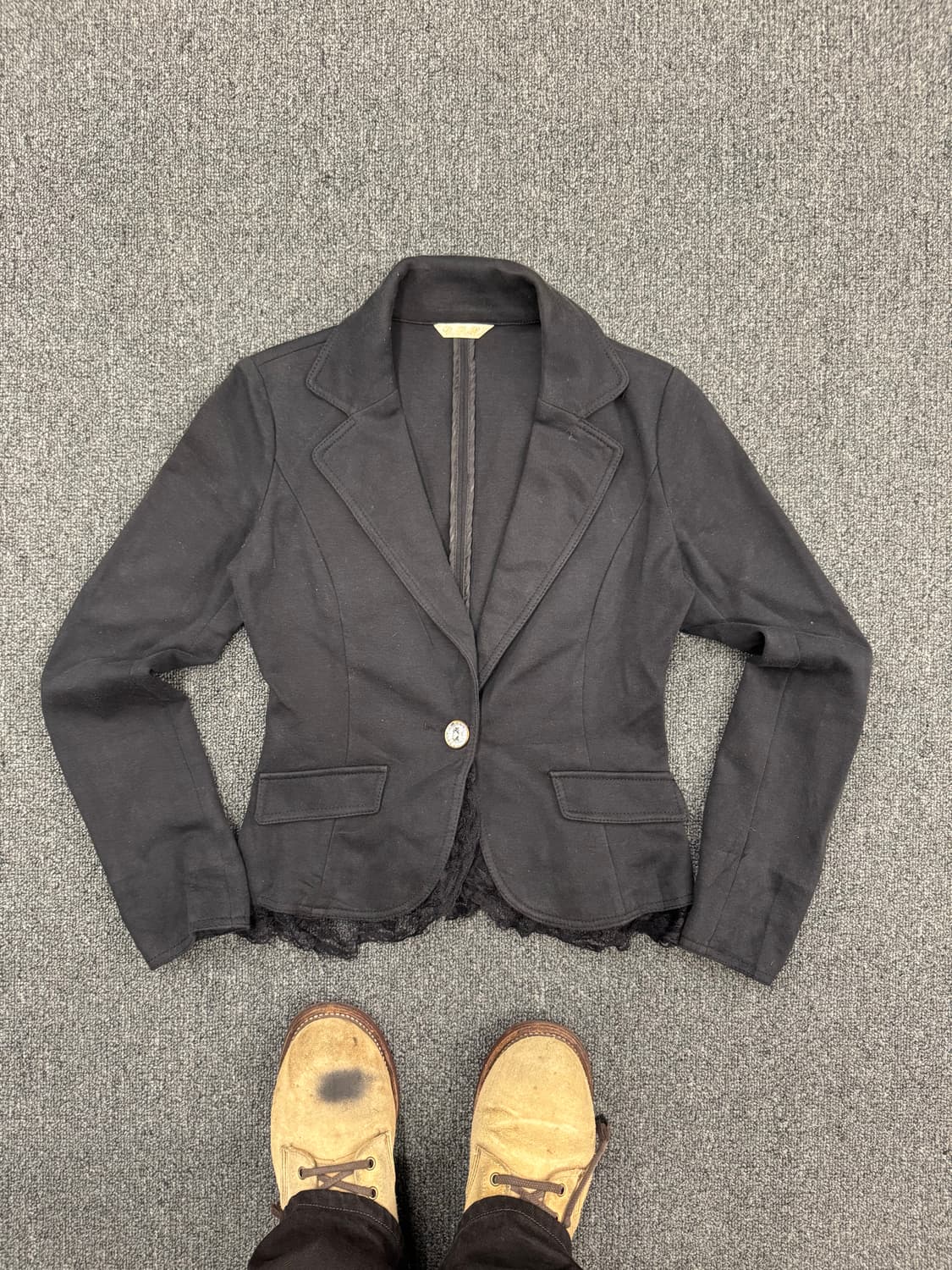 japanese vintage 여성 레이스 블레이저 자켓 상품이미지1