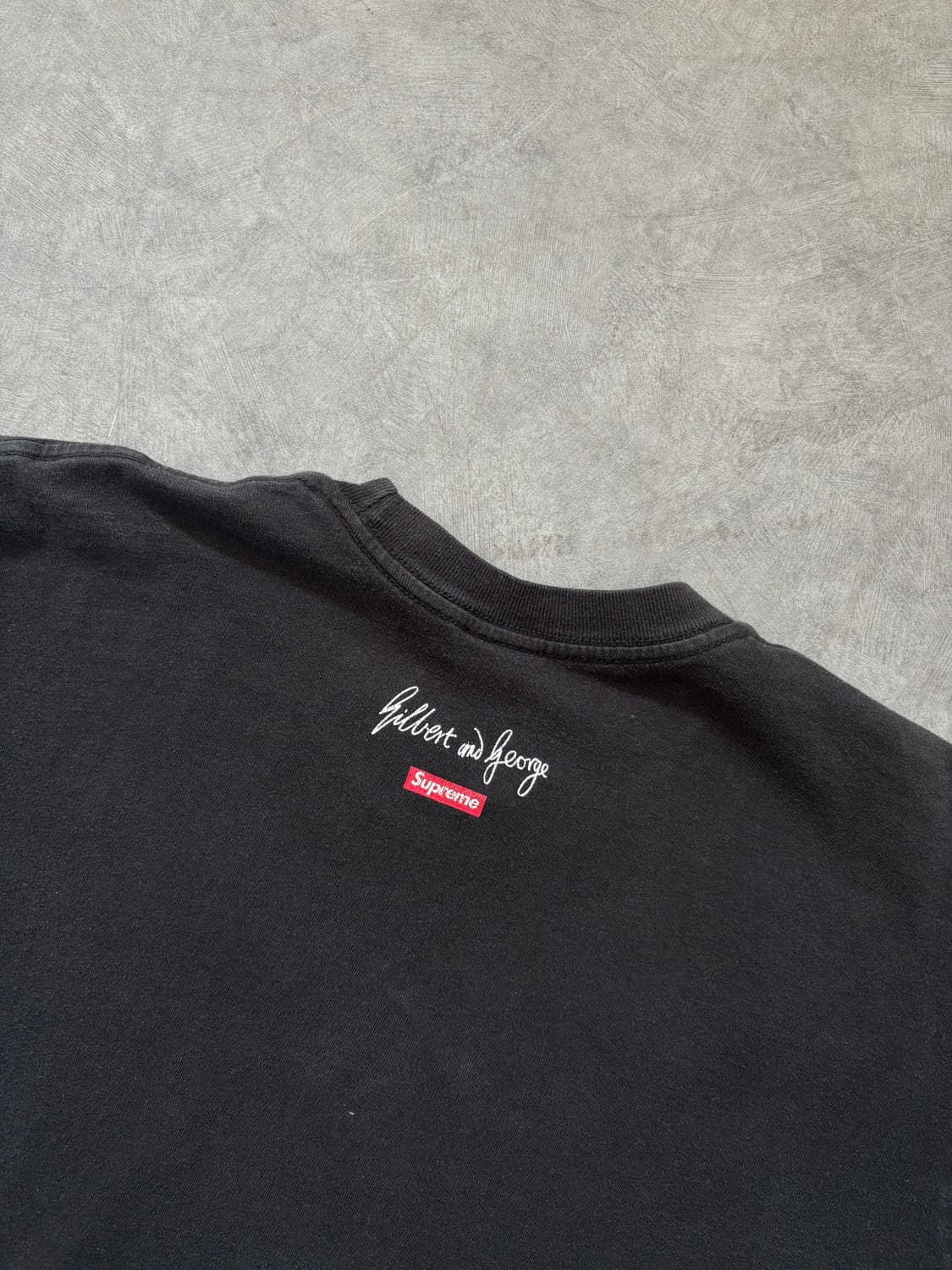 Supreme 슈프림 길버트 조지 블랙 프린팅 롱슬리브 상품이미지5