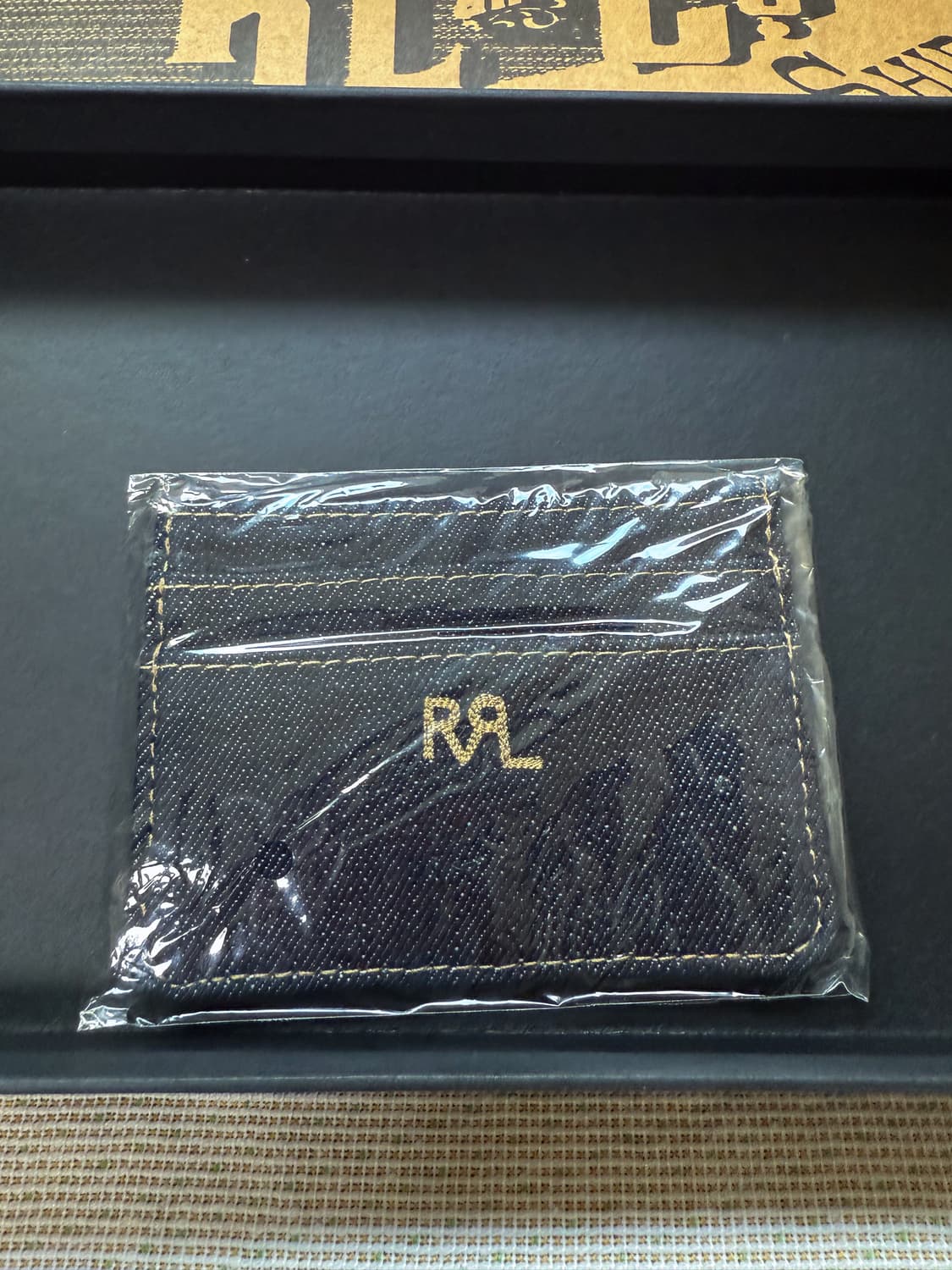 RRL 한정판 데님 지갑/체인 파우치 세트 상품이미지5