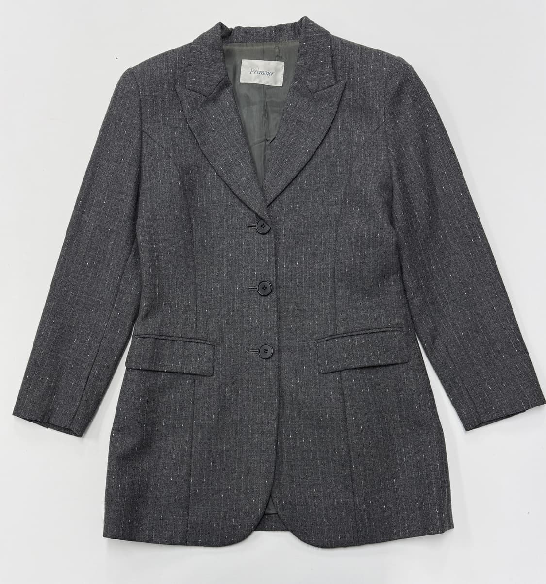 Peaked lapel wool jacket 상품이미지2