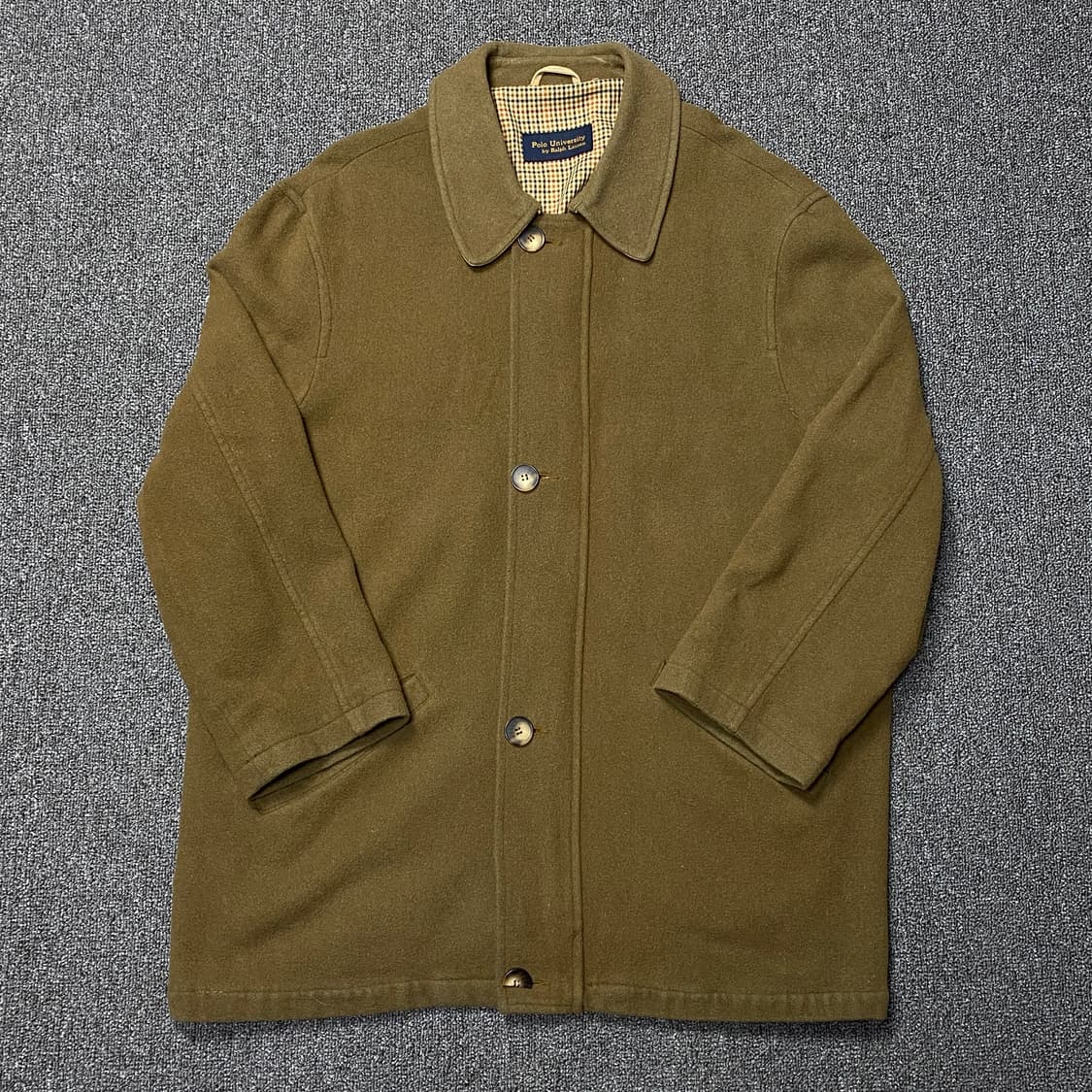 폴로 랄프로렌 클래식 싱글 코트 (카키브라운) 상품이미지1
