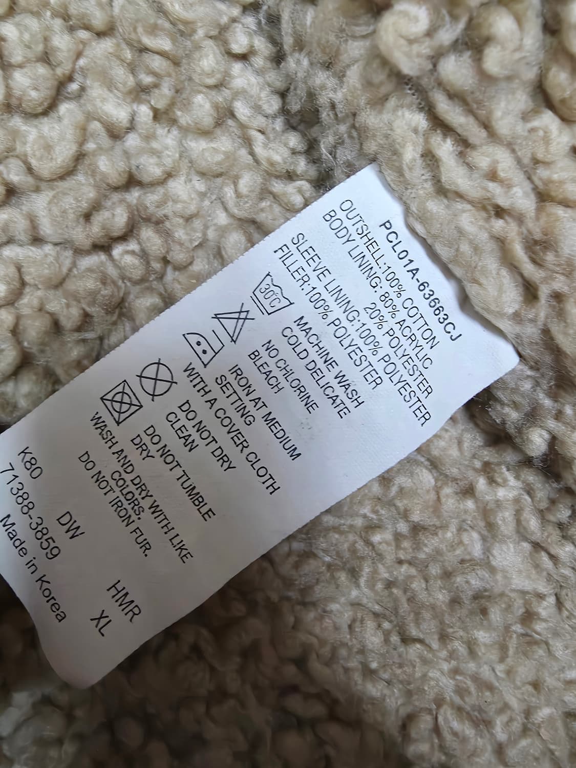 리바이스 양털자켓 상품이미지5