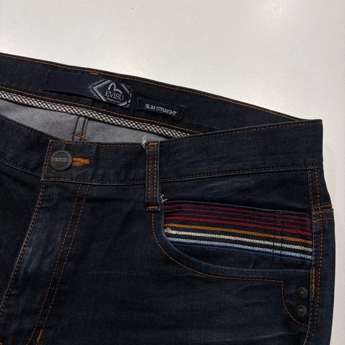 [34] 13s EVISU 에비수 데님 청바지 팬츠 C737 상품이미지6