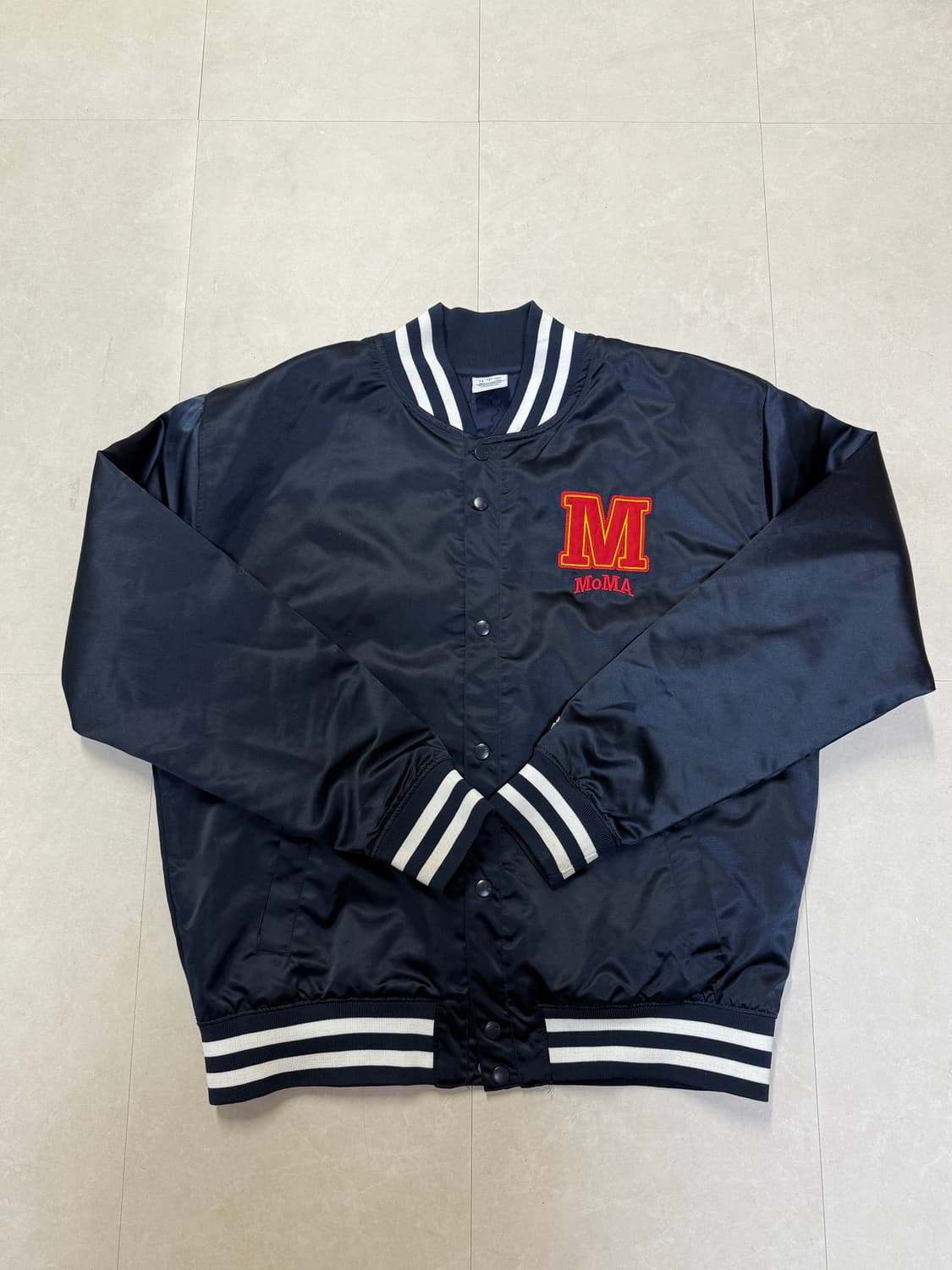 모마x챔피온 바시티자켓 상품이미지1