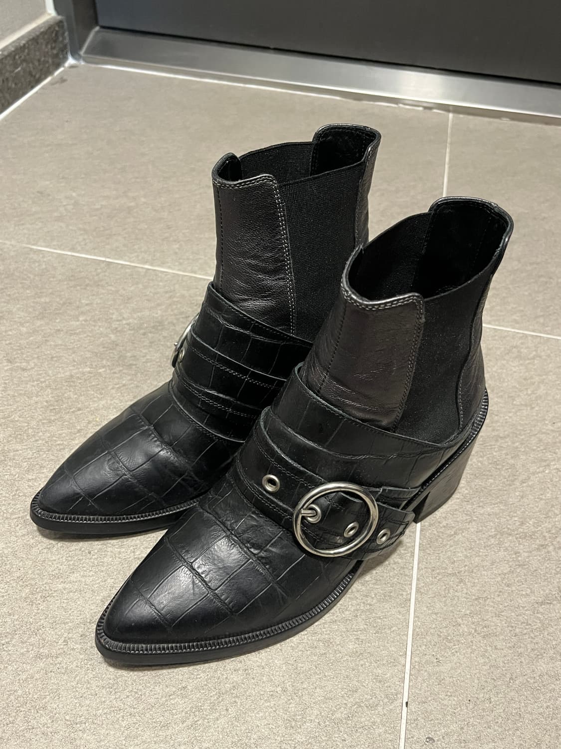MM6 버클 레더 부츠 35사이즈 상품이미지3